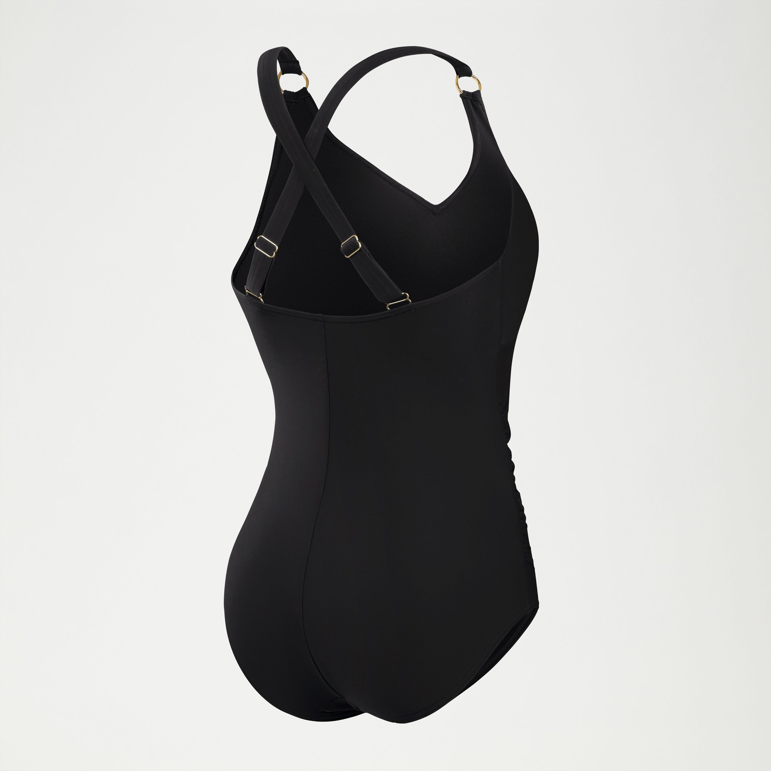 Women's Shaping V Neck One Piece Black - Image 2