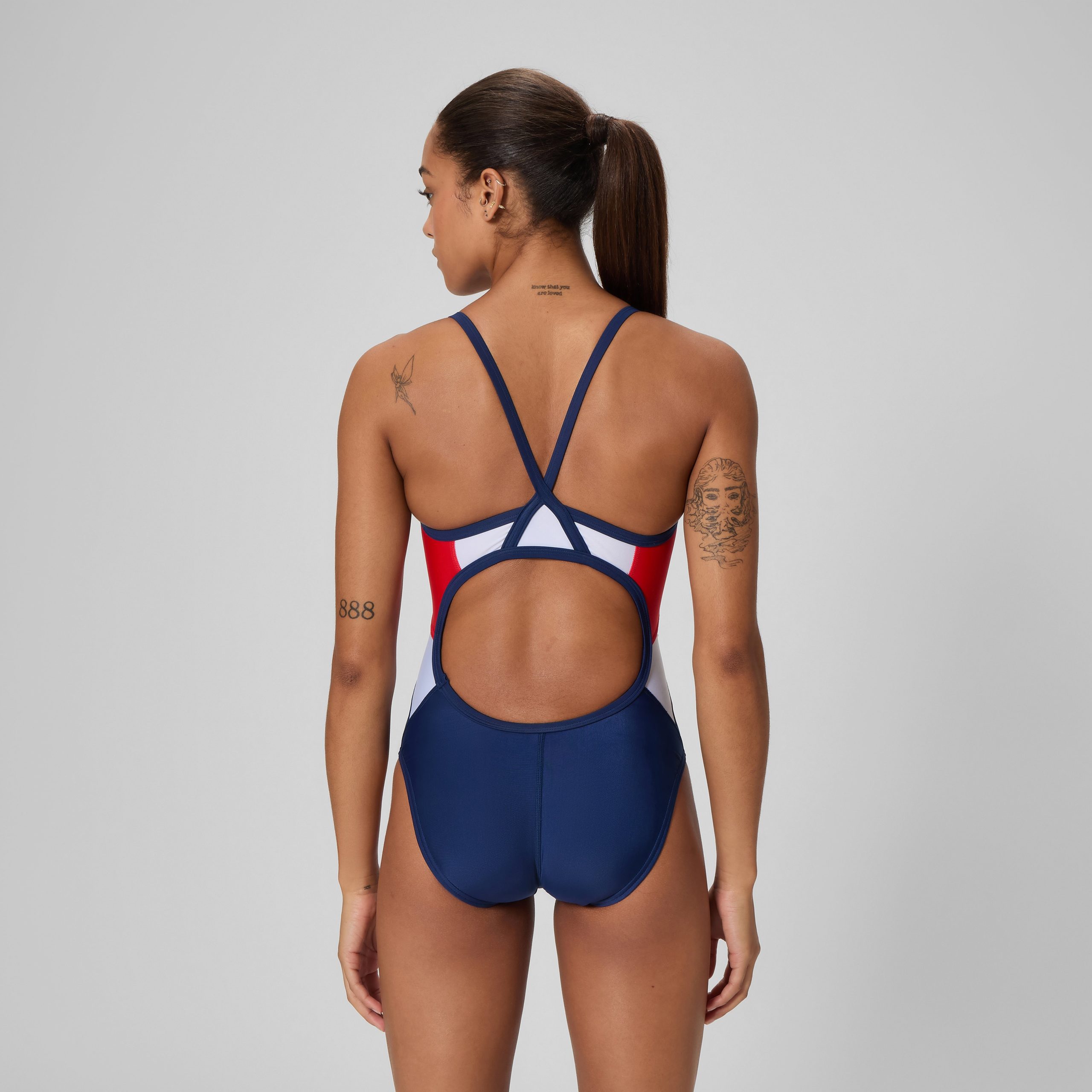 Women's Guard ProLT Splice One Piece Navy/Red - Image 3