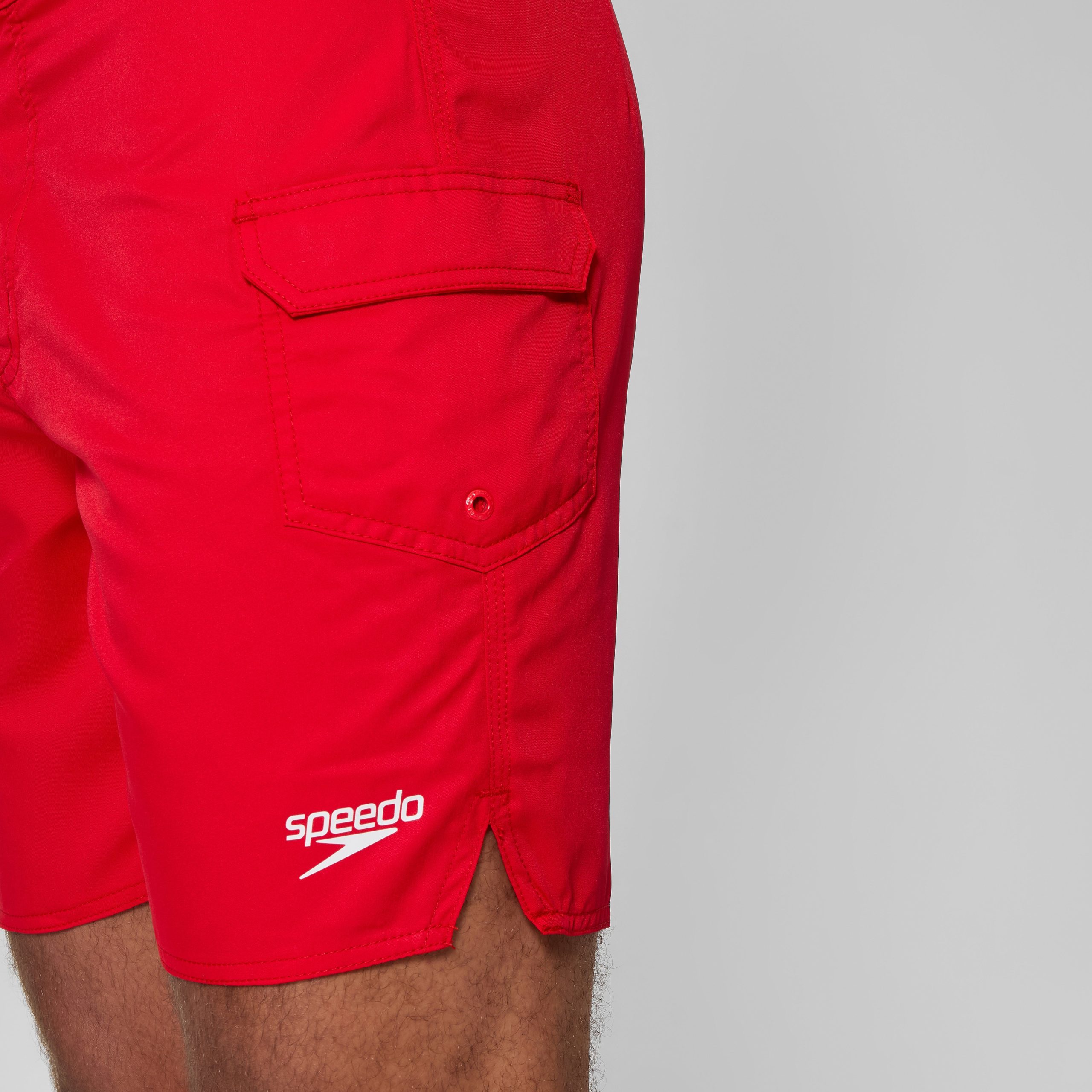 Men's Guard Boardshort Red - Image 4