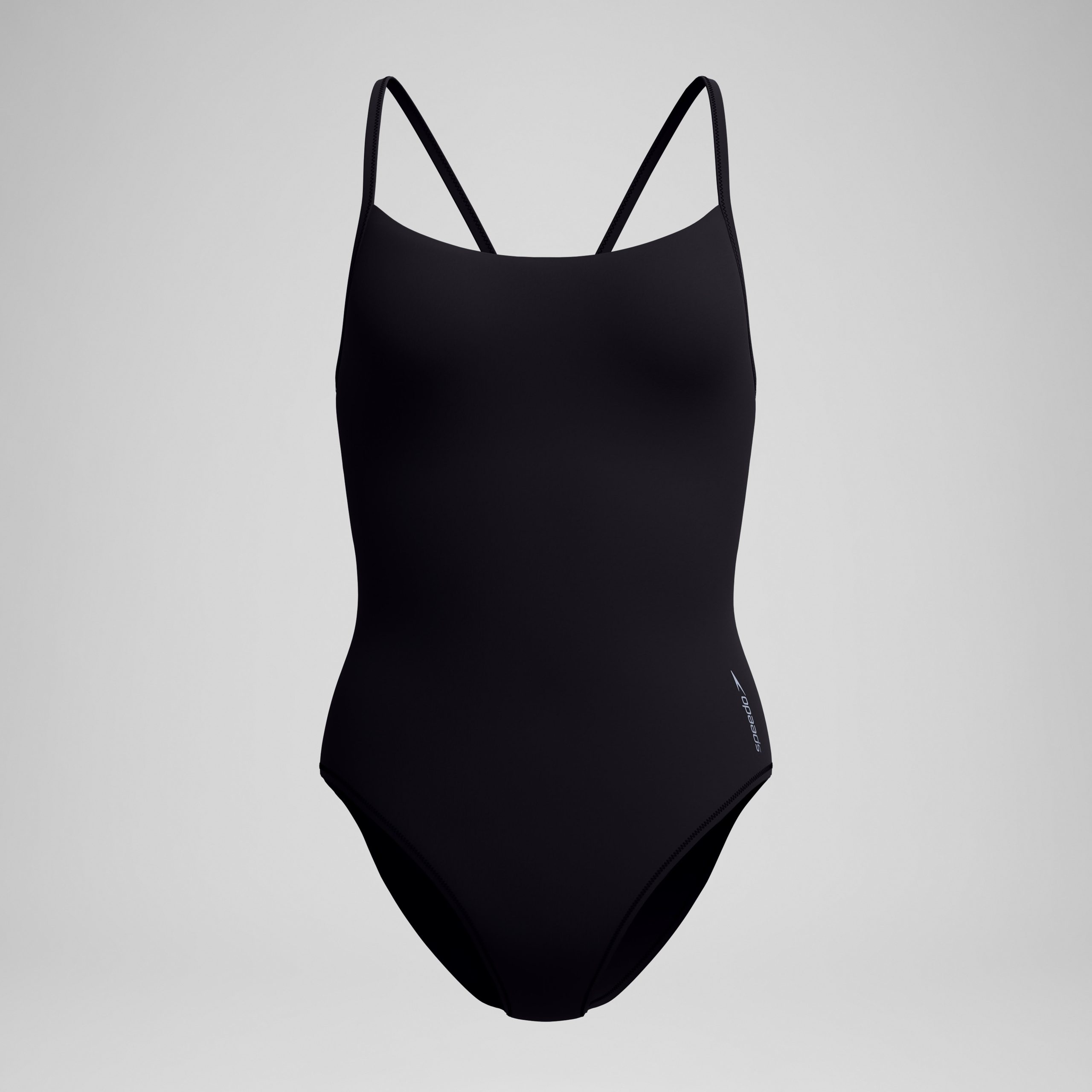 Women's Solid Racerback One Piece Black/White - Image 4