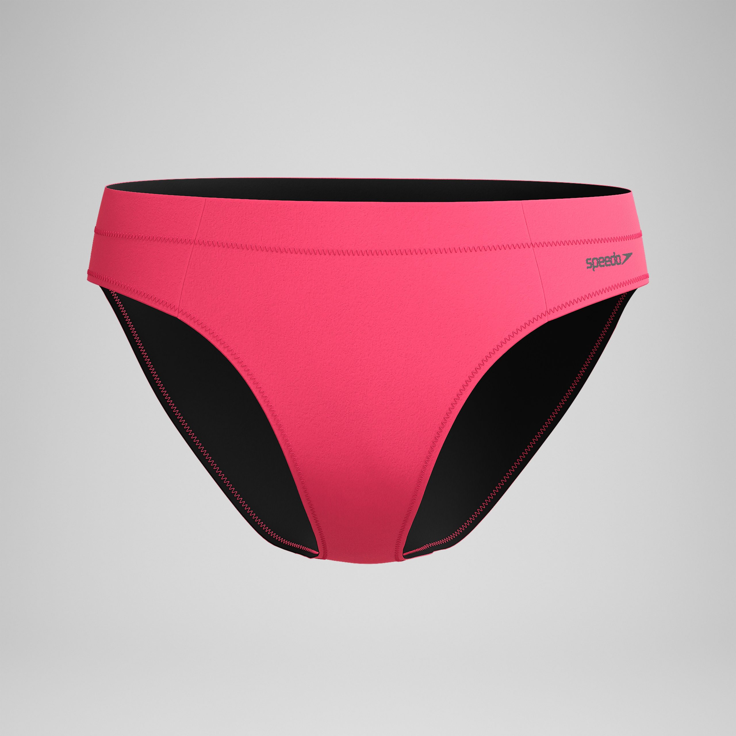 Women's Solid Classic Bikini Bottom Pink - Image 5