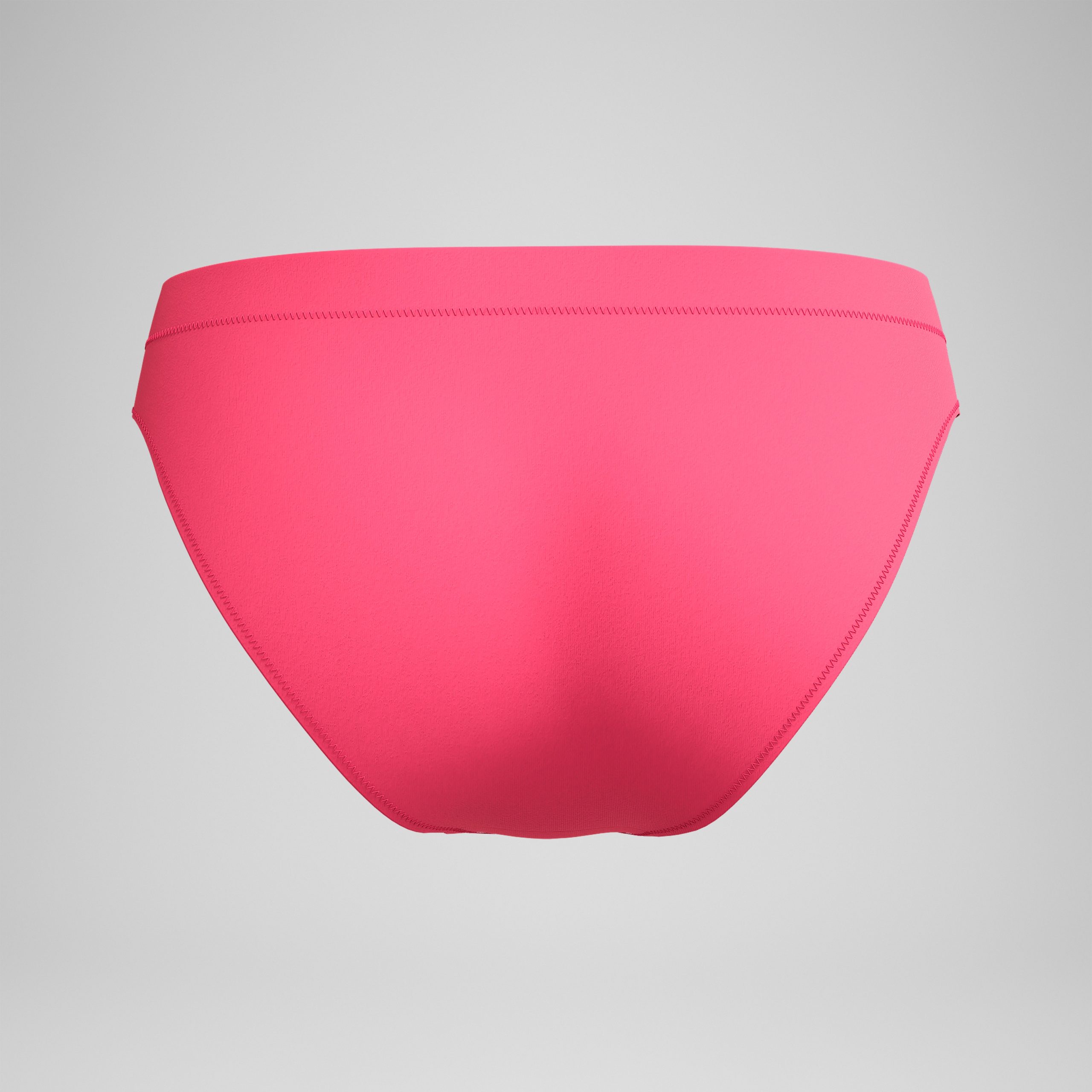 Women's Solid Classic Bikini Bottom Pink - Image 7
