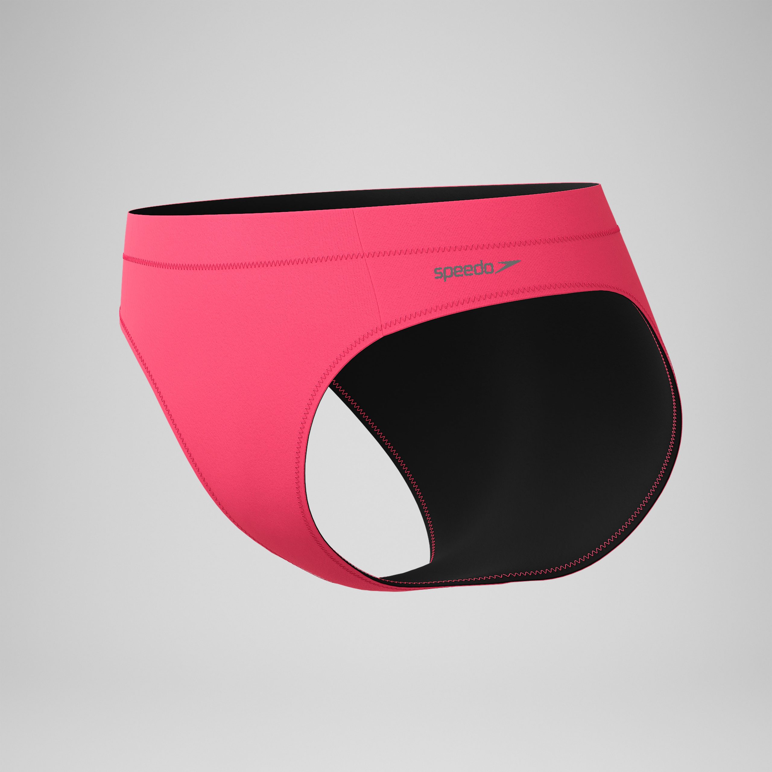 Women's Solid Classic Bikini Bottom Pink - Image 8
