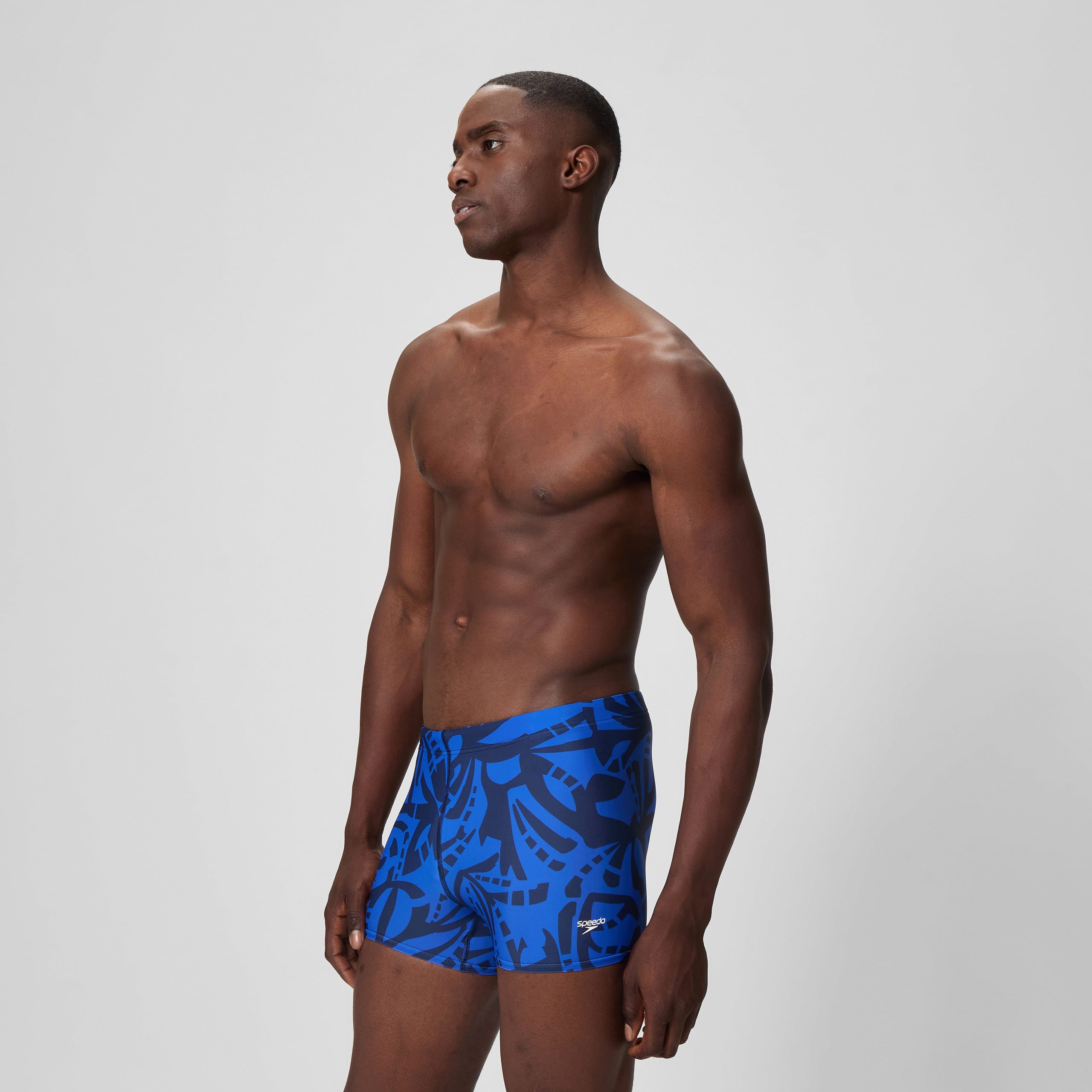 Men's Beachstar Printed Square Leg Navy/Blue - Image 2