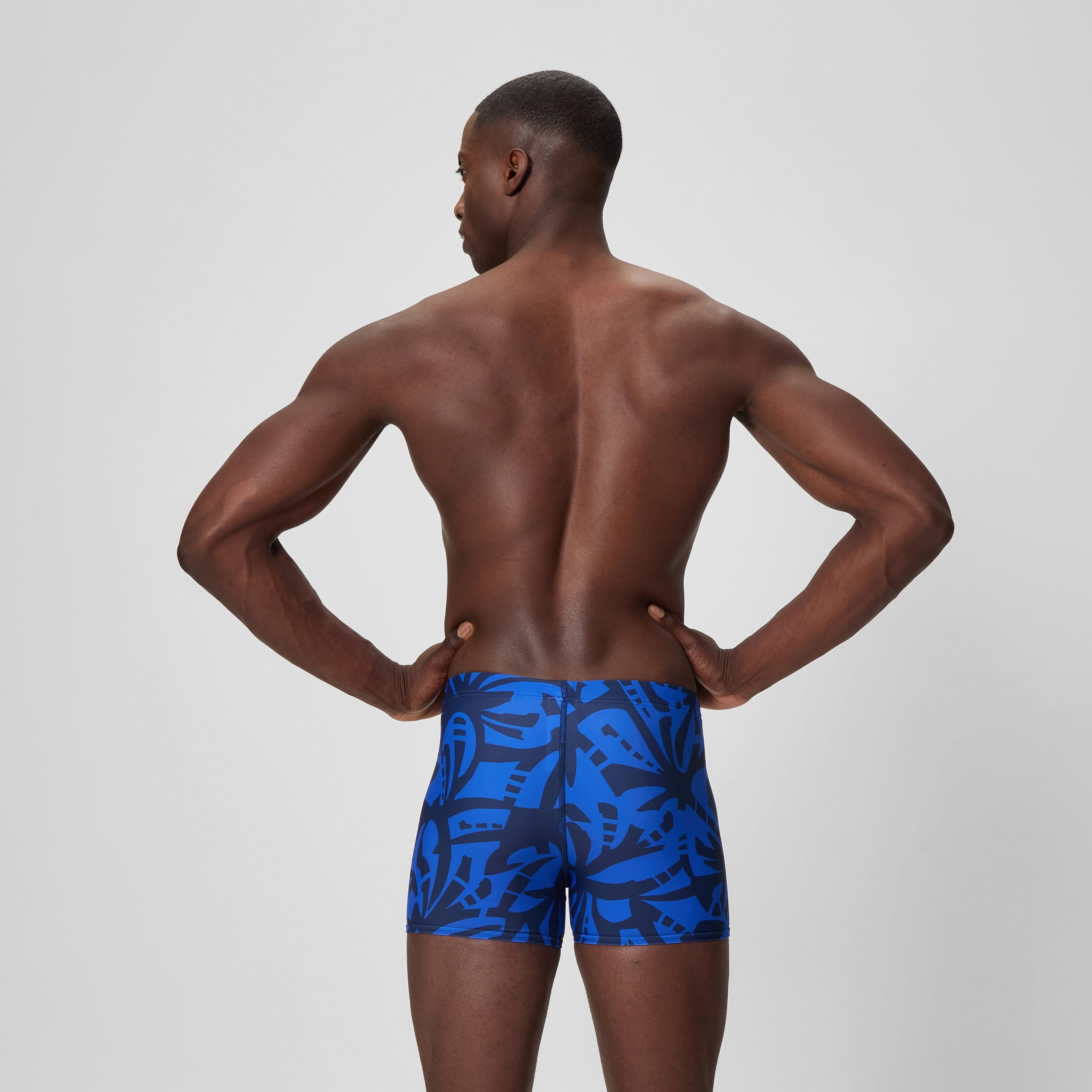Men's Beachstar Printed Square Leg Navy/Blue - Image 3