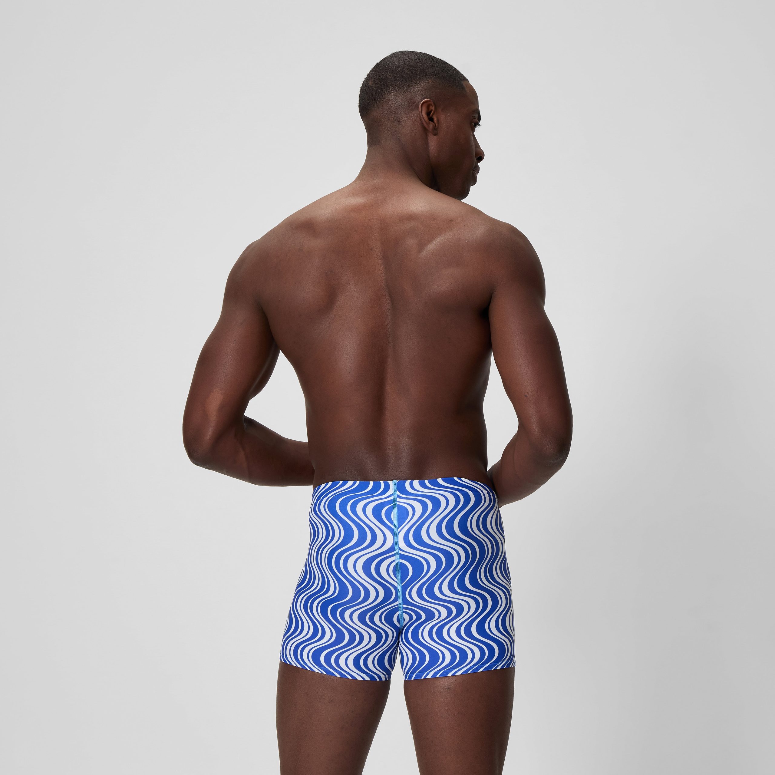 Men's Beachstar Printed Aquashorts Blue/White - Image 3