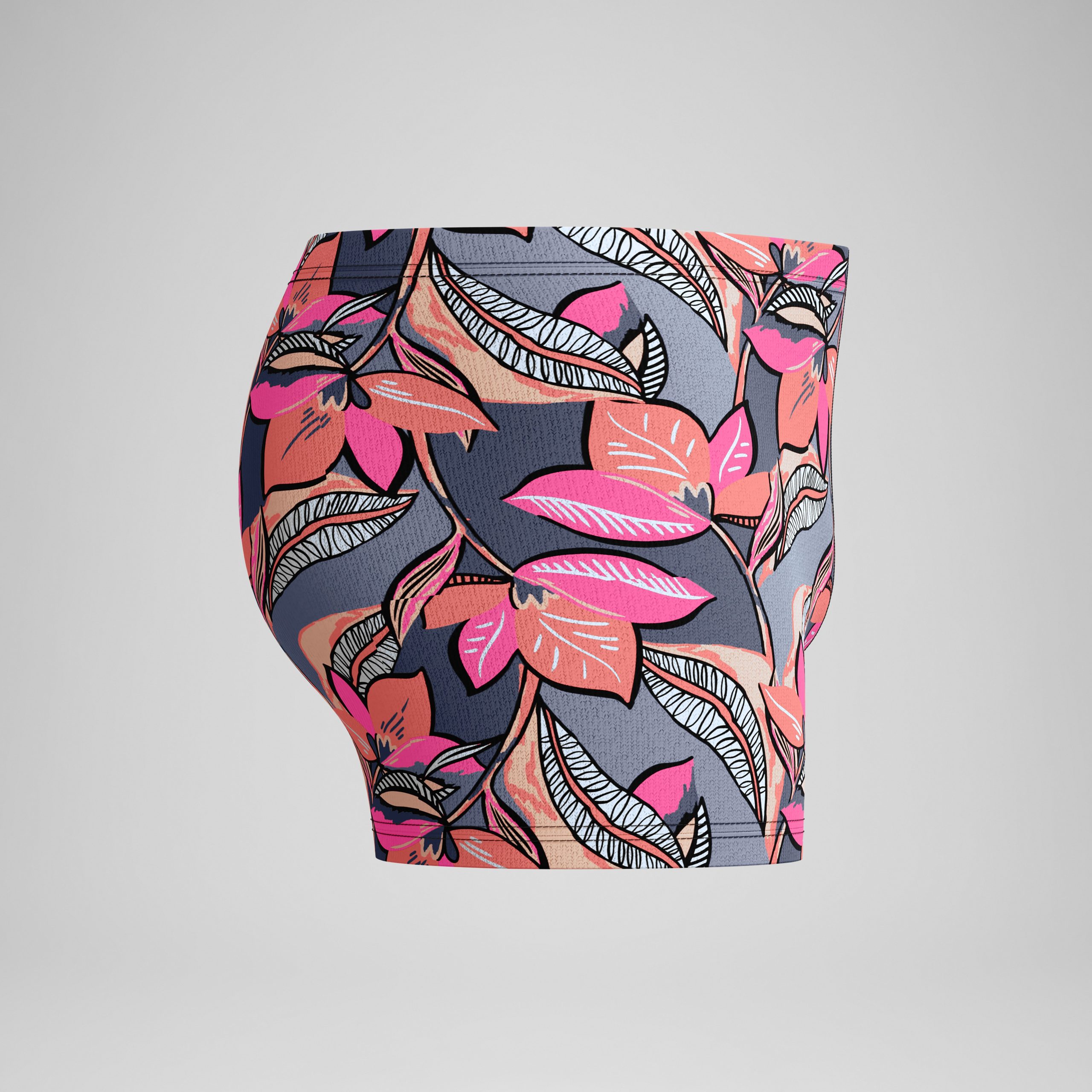Men's Beachstar Printed Aquashorts Coral/Grey - Image 6