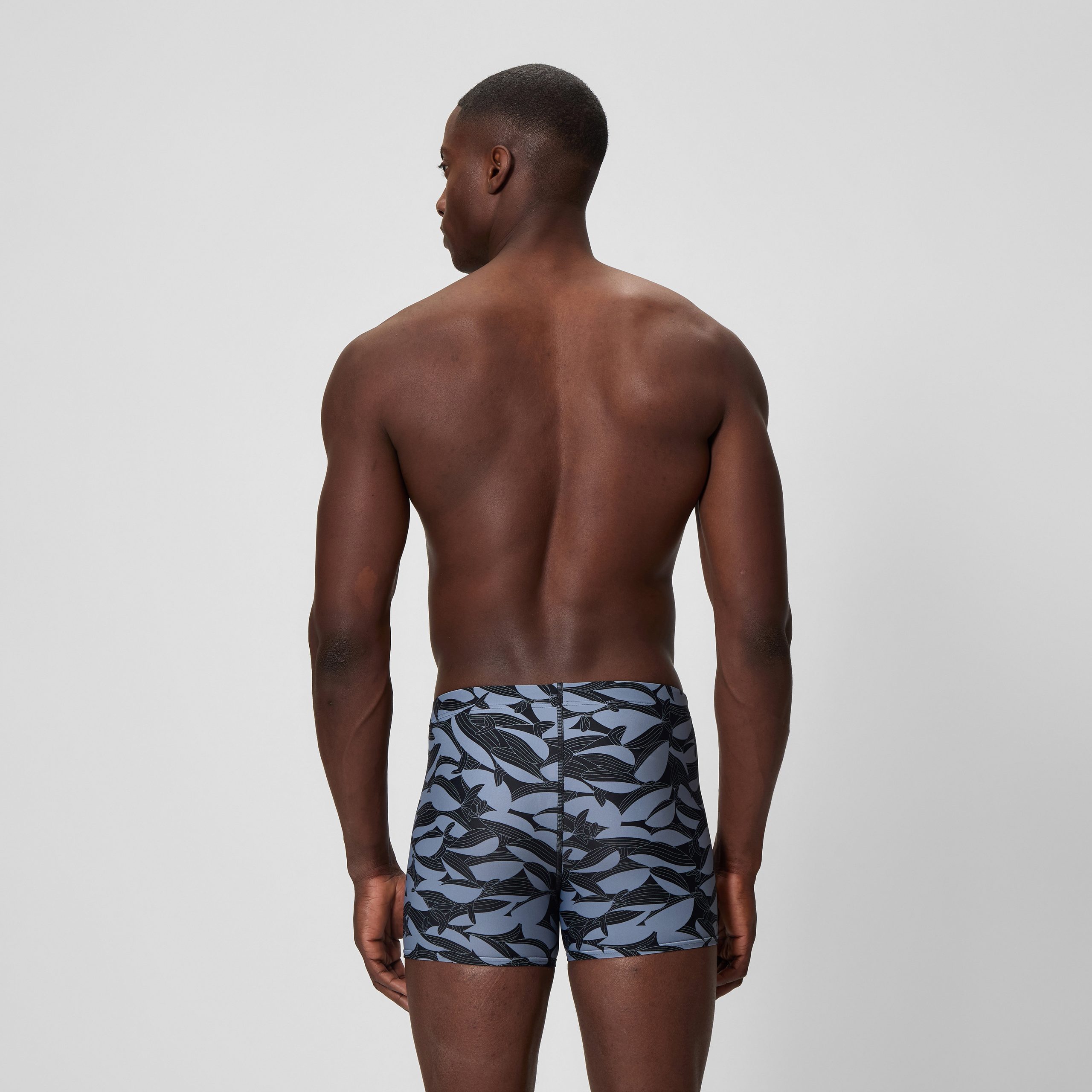 Men's Beachstar Printed Square Leg Black/Gray - Image 3