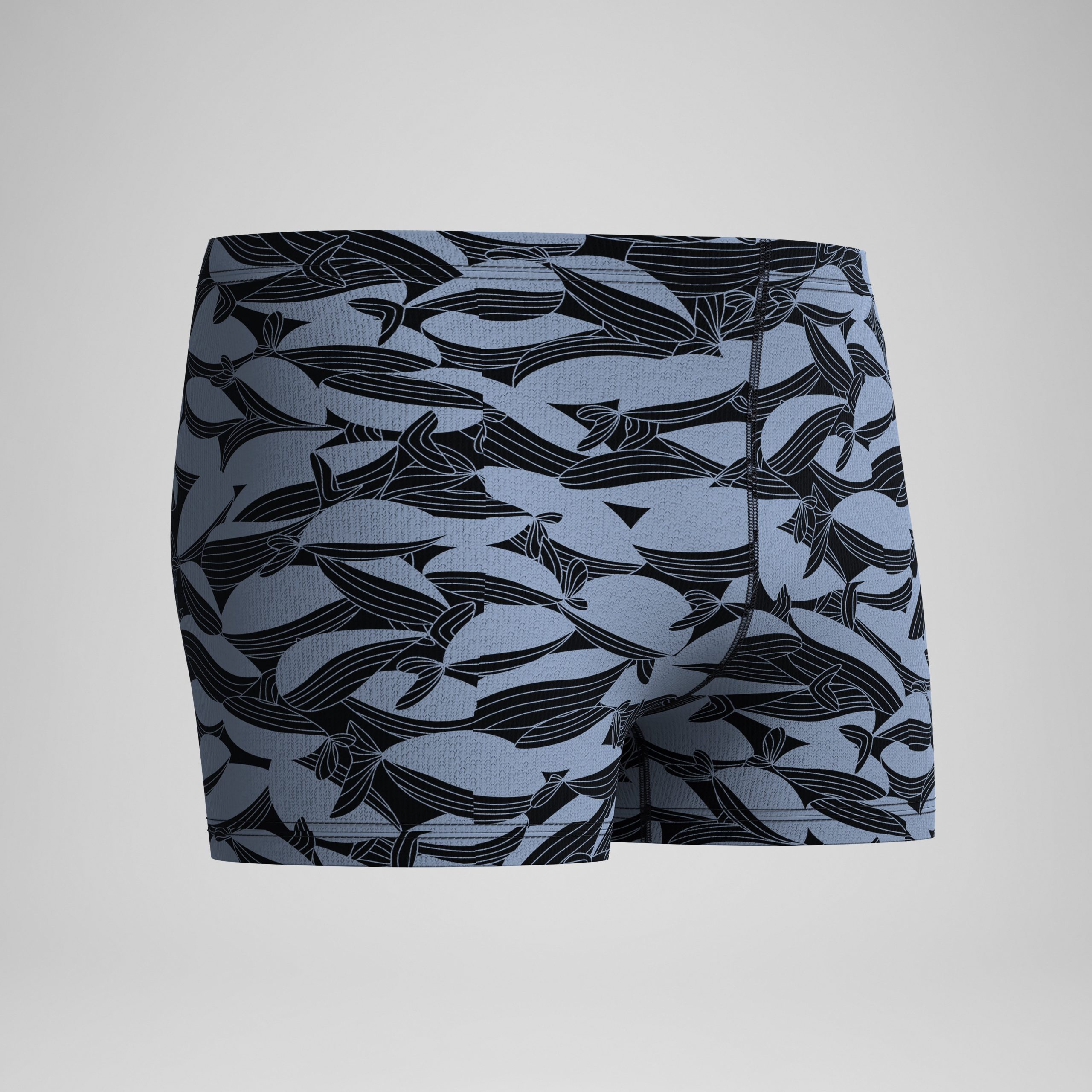Men's Beachstar Printed Square Leg Black/Gray - Image 5