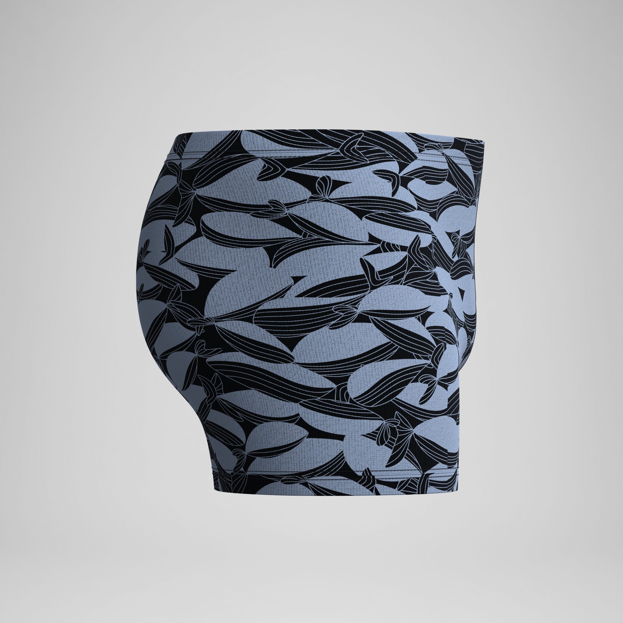 Men's Beachstar Printed Square Leg Black/Gray - Image 6