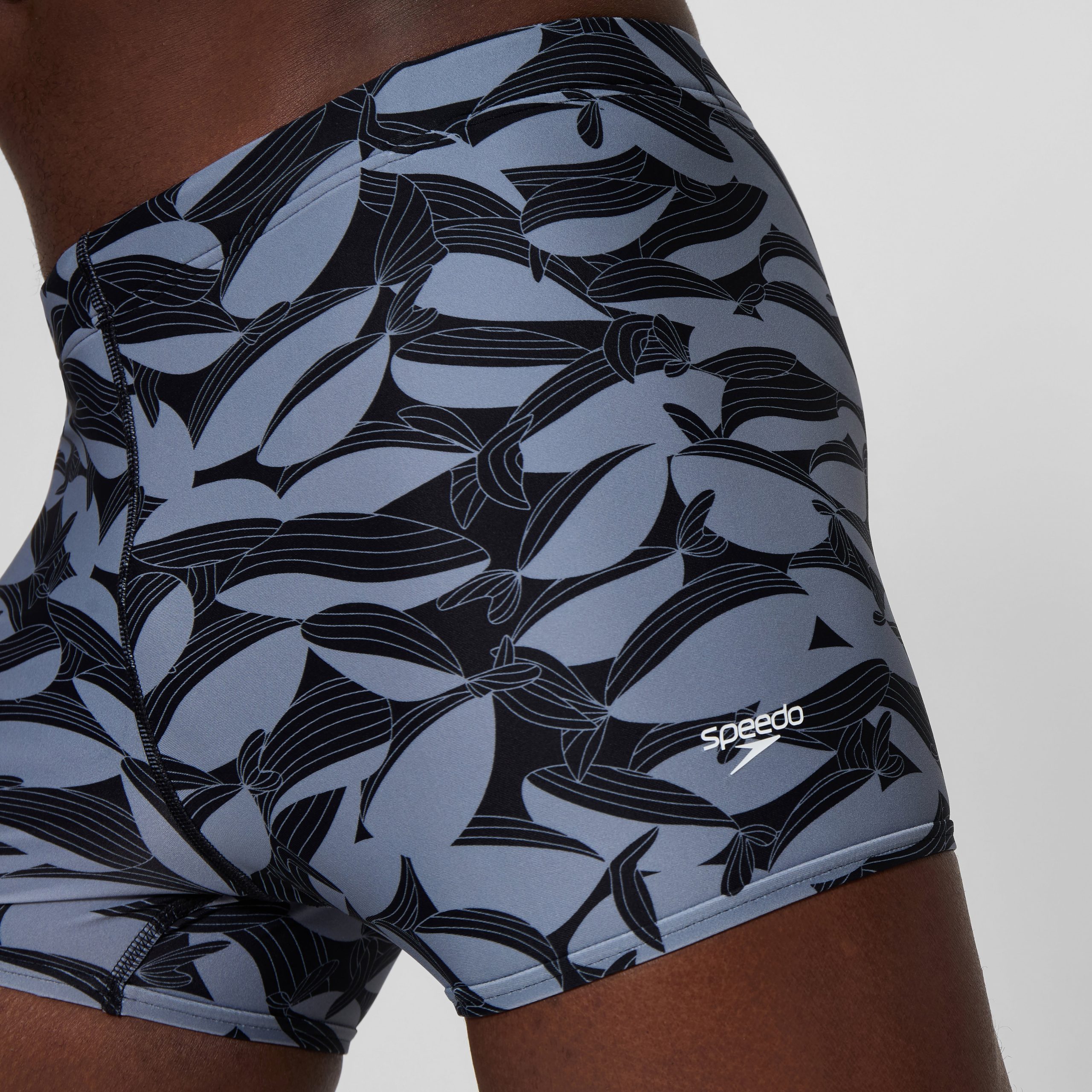 Men's Beachstar Printed Square Leg Black/Gray - Image 8