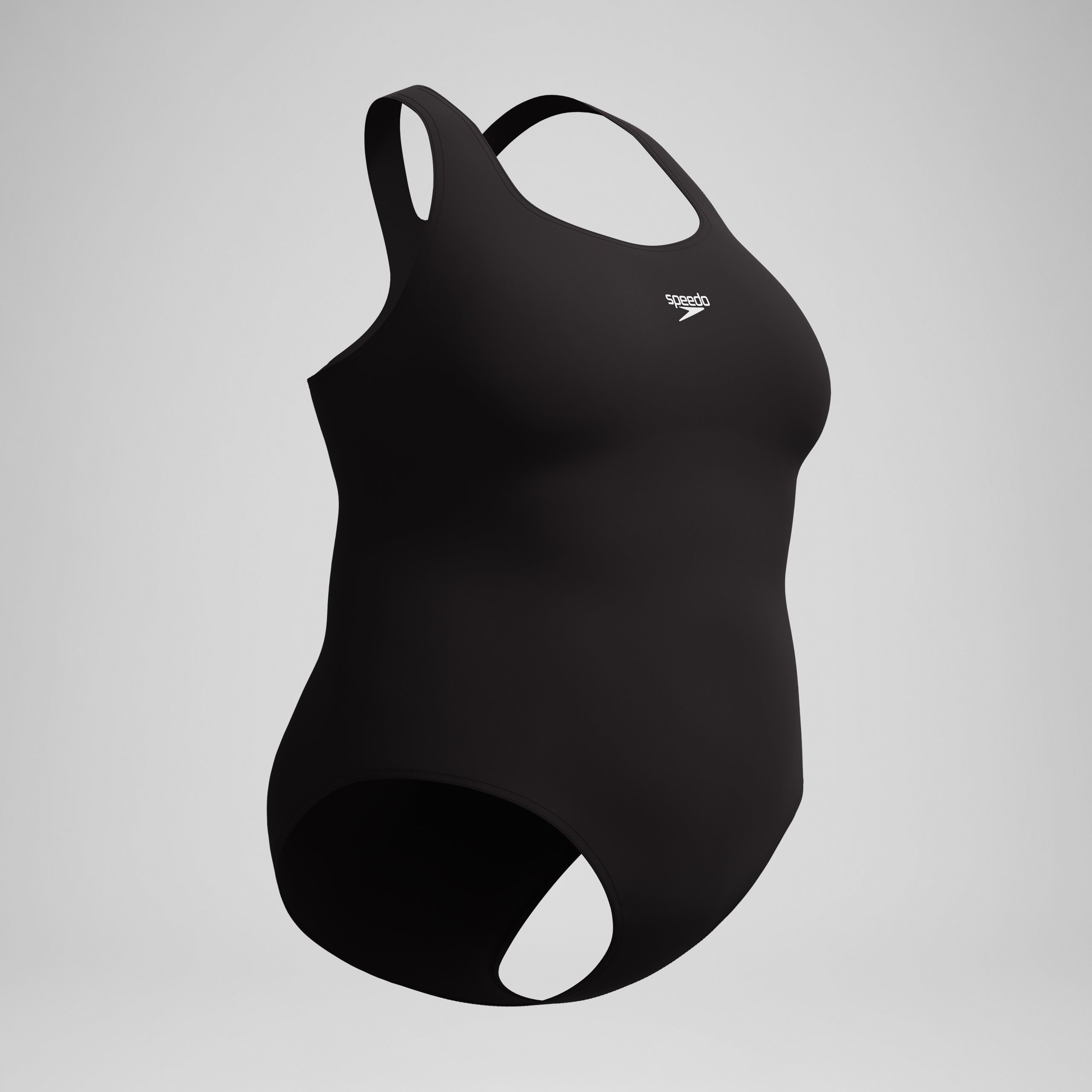 Women's Plus Endurance+ Medalist One Piece Black - Image 2