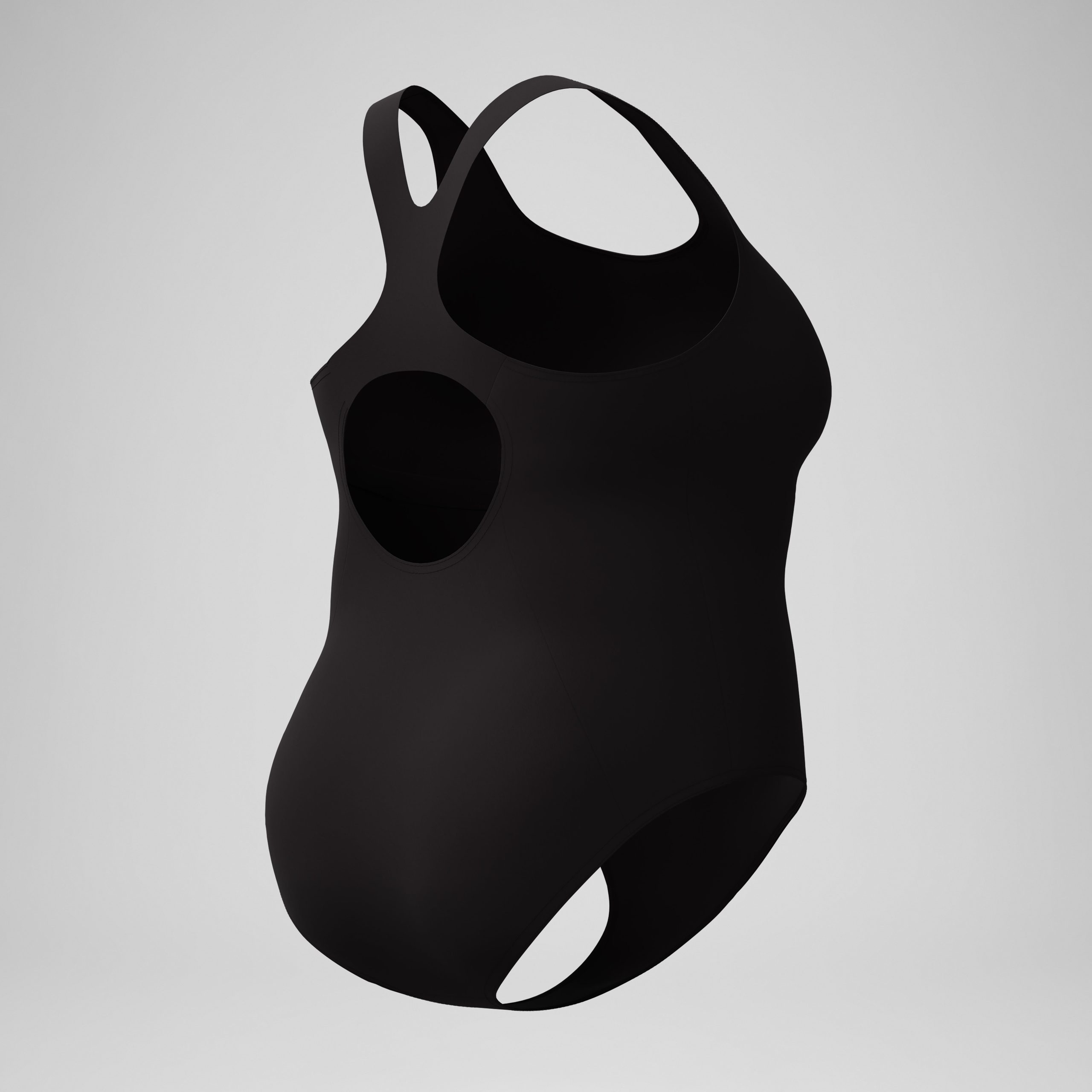 Women's Plus Endurance+ Medalist One Piece Black - Image 4
