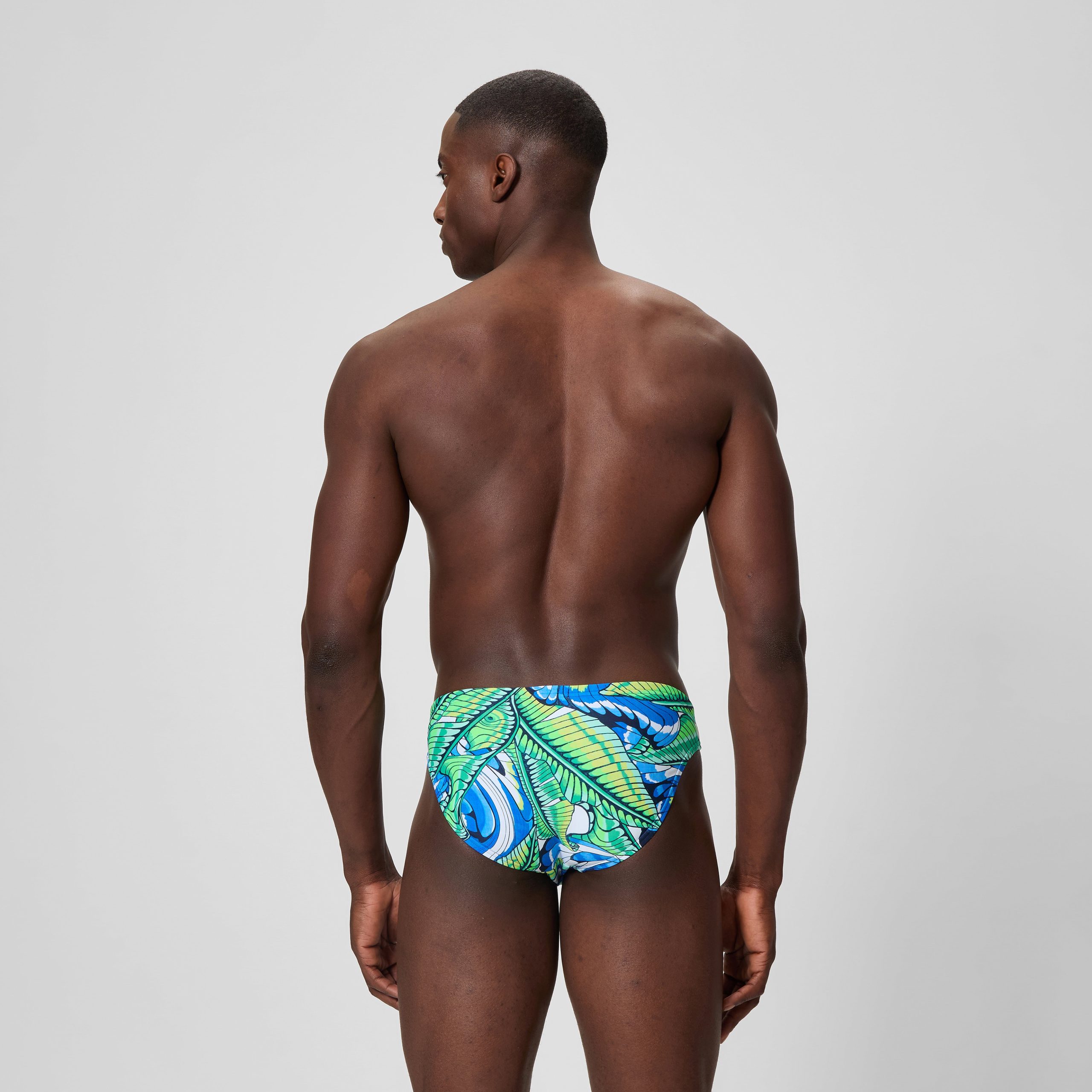 Men's Beachstar Printed Brief Green - Image 3