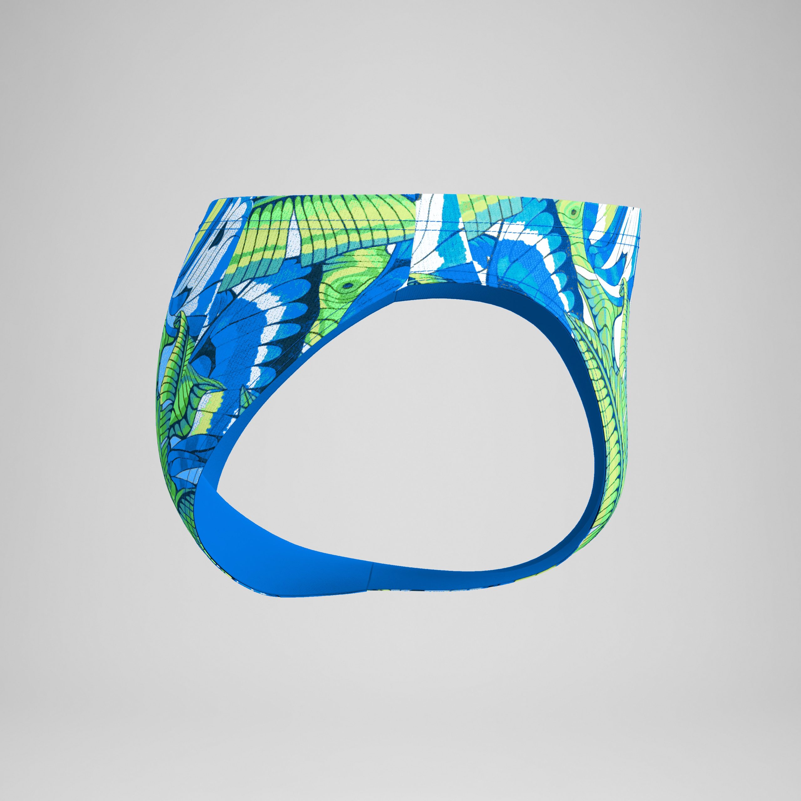 Men's Beachstar Printed Brief Green - Image 6