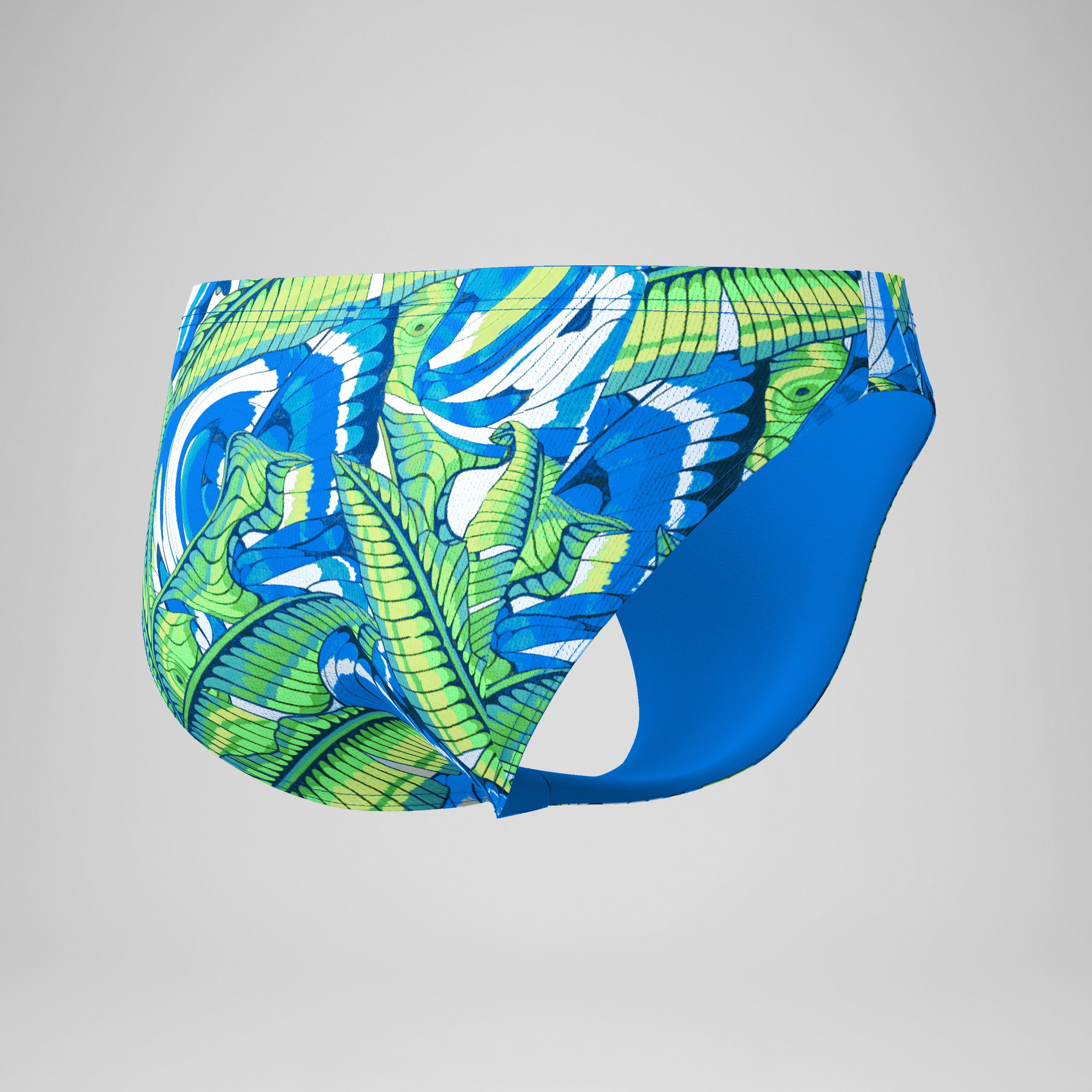 Men's Beachstar Printed Brief Green - Image 7