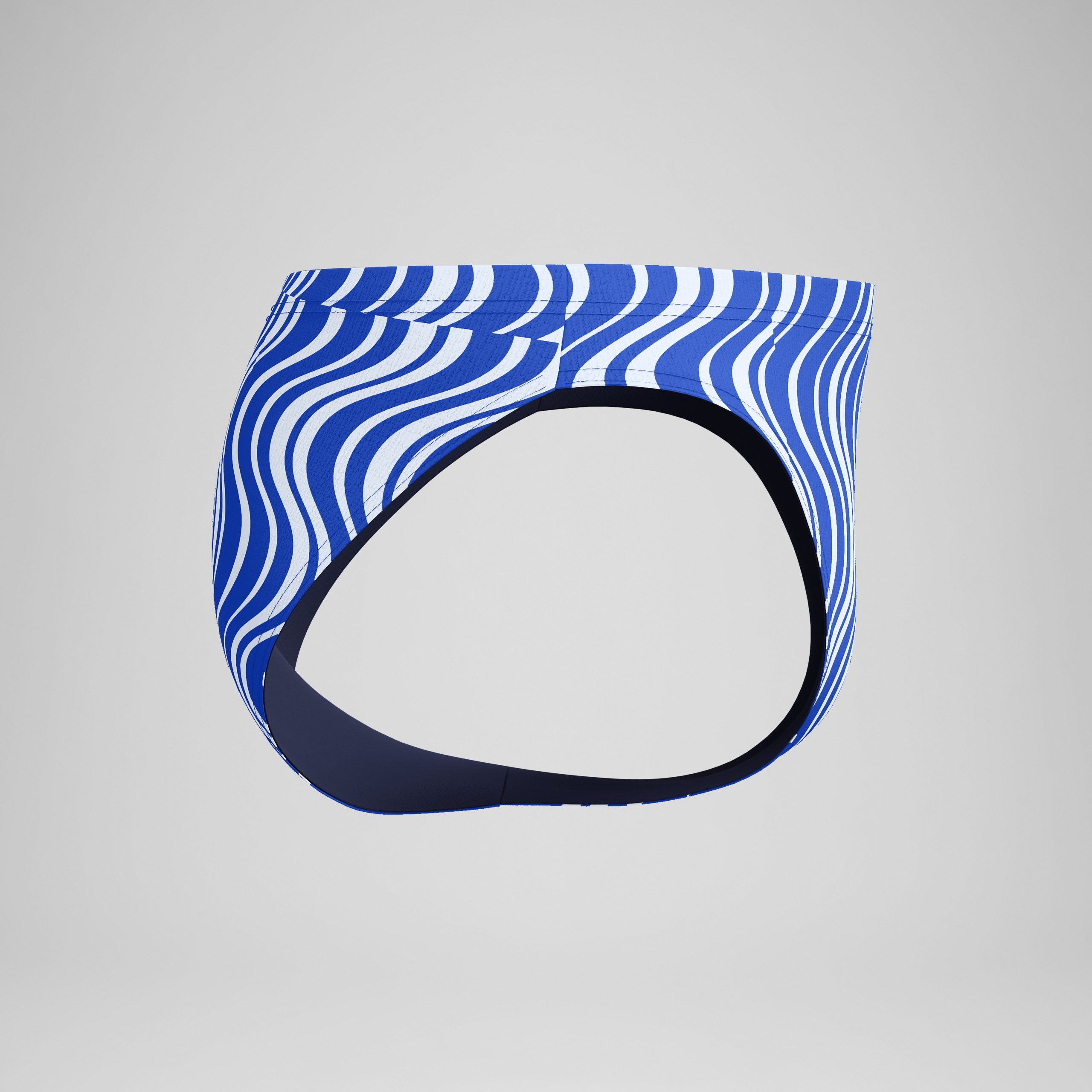 Men's Beachstar Printed Brief Blue/White - Image 6