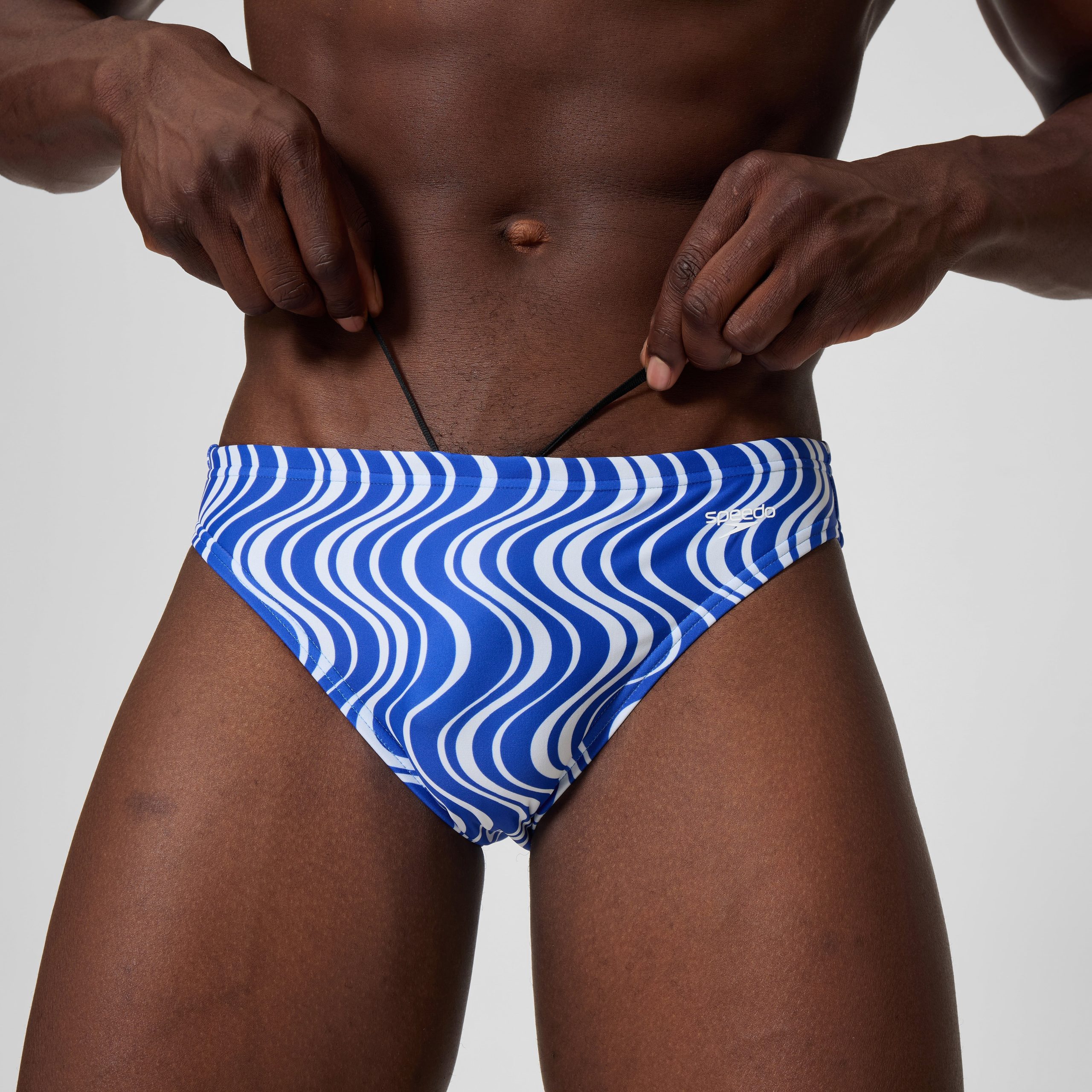 Men's Beachstar Printed Brief Blue/White - Image 8