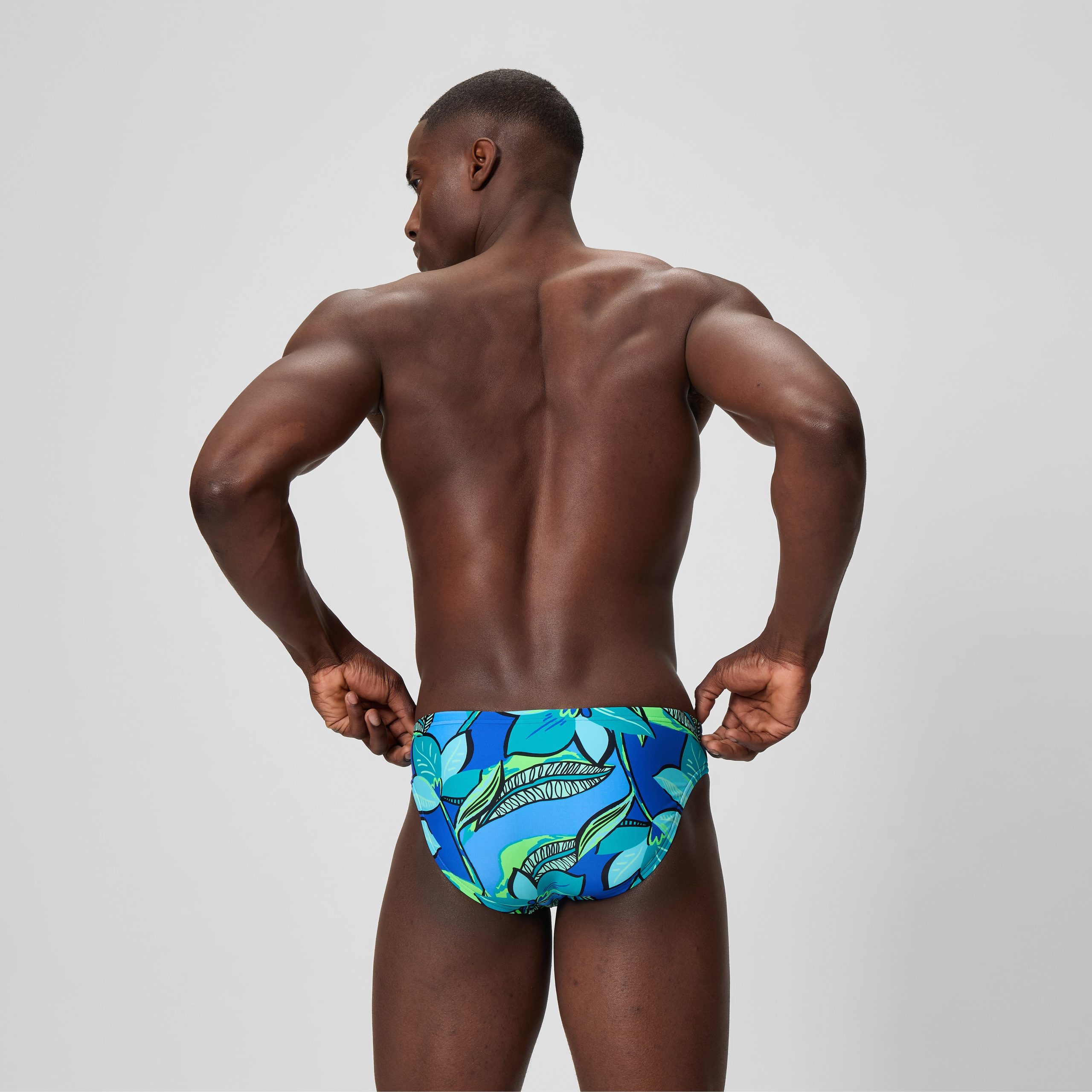 Men's Beachstar Printed Brief Blue - Image 3