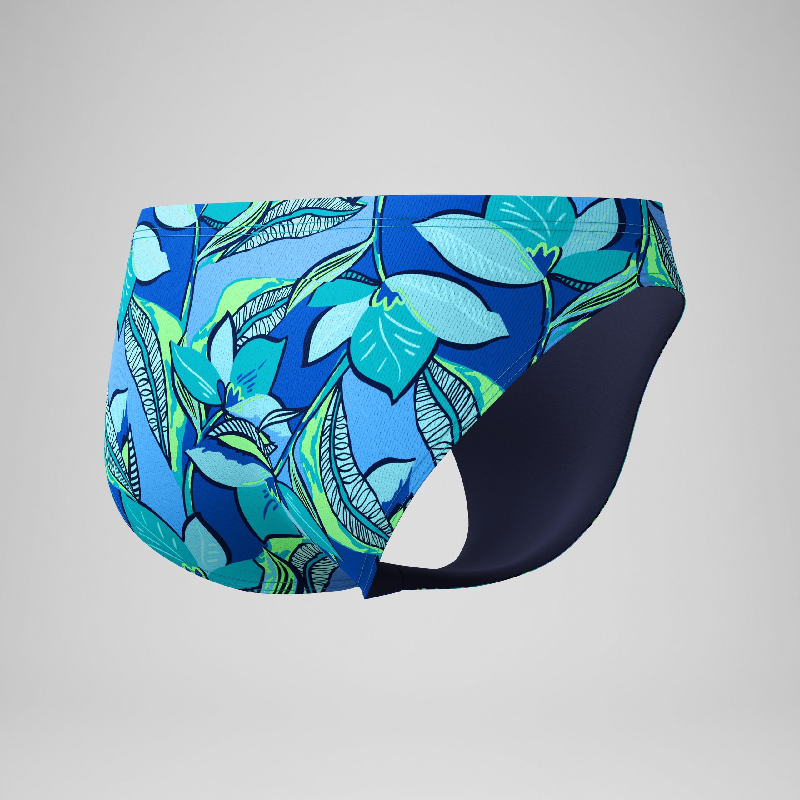 Men's Beachstar Printed Brief Blue - Image 7