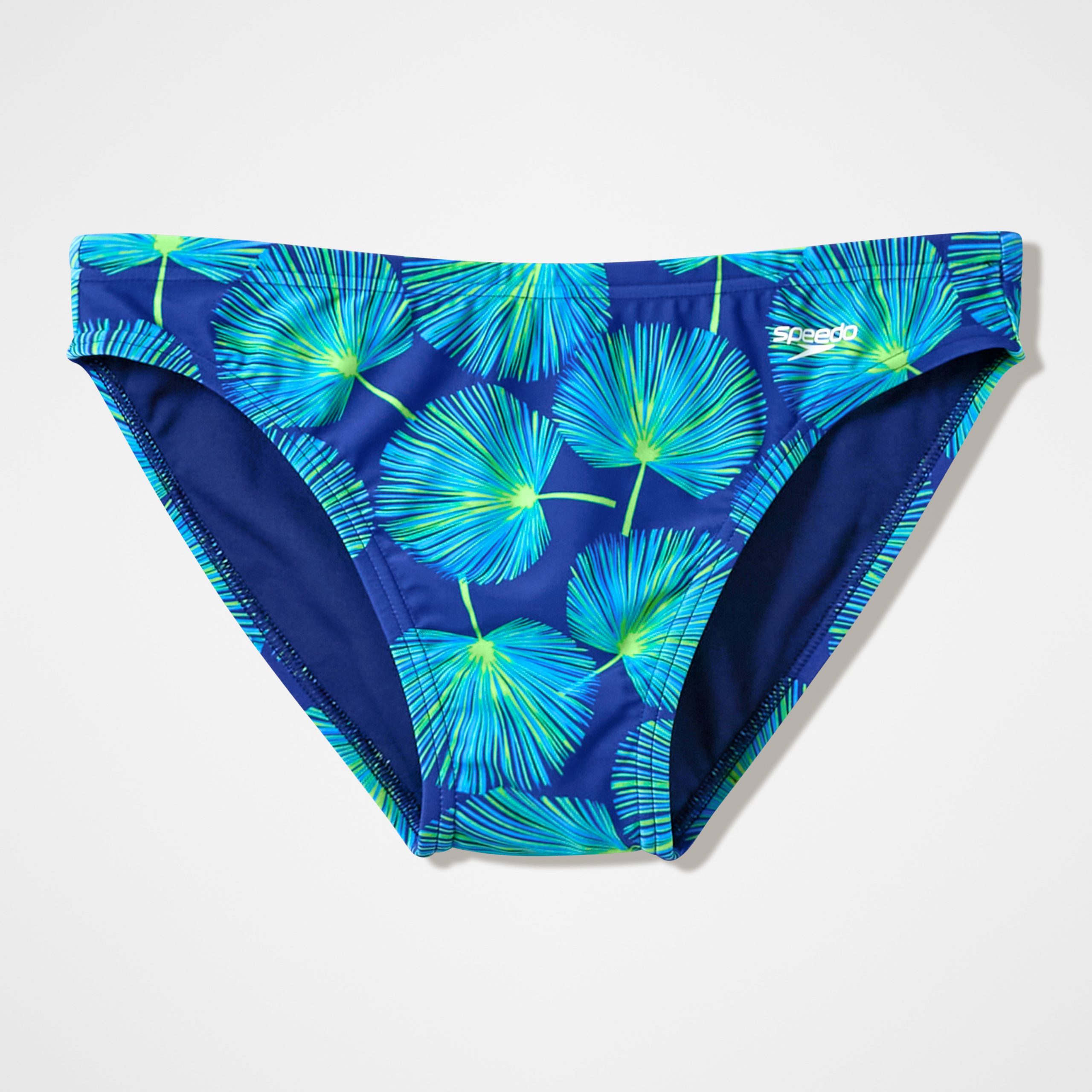 Men's The Speedo Printed Briefs Blue/Green - Image 4