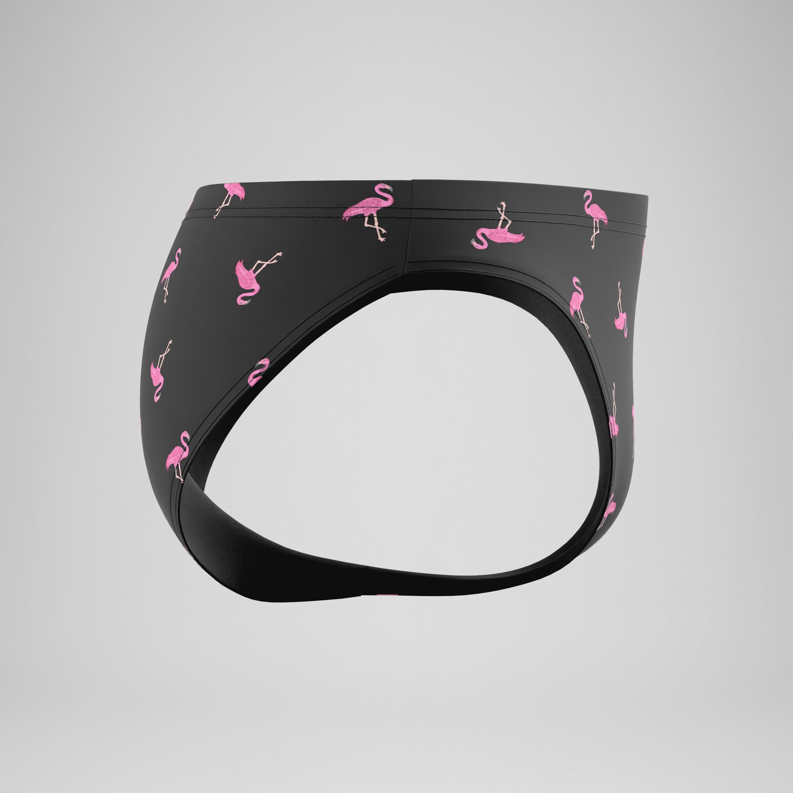 Men's The Speedo Printed Briefs Black - Image 3