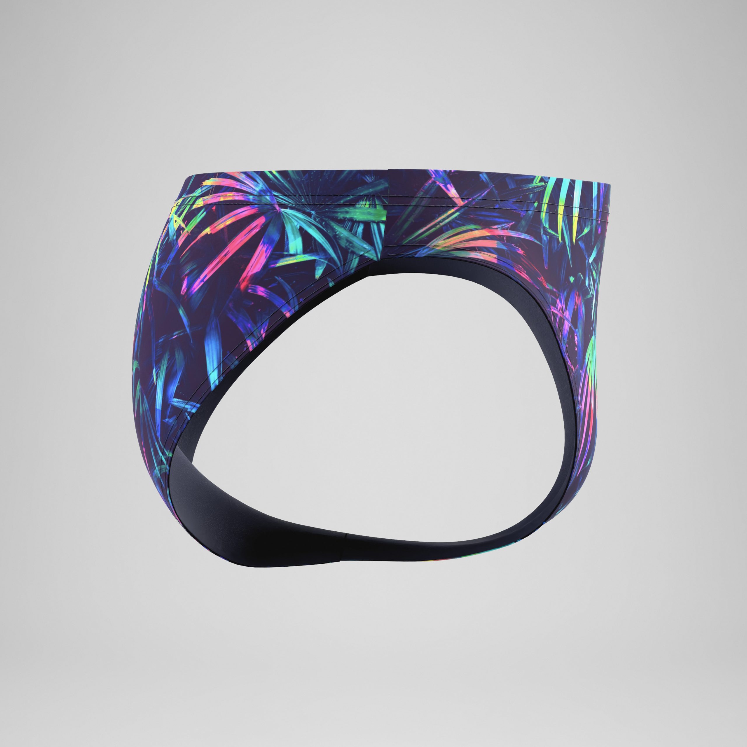 Men's The Speedo Printed Briefs Navy - Image 6