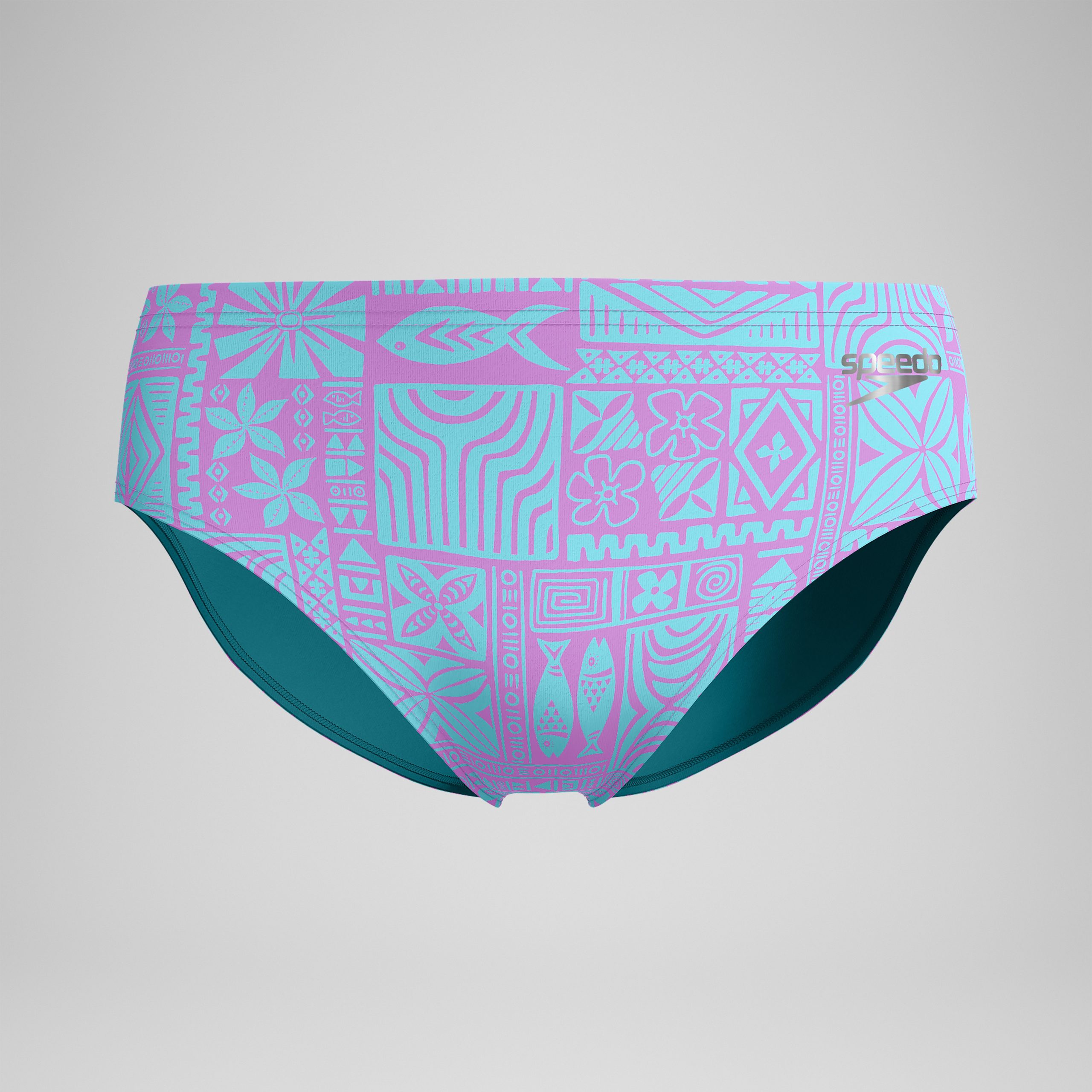 Men's Printed One Brief Purple - Image 5