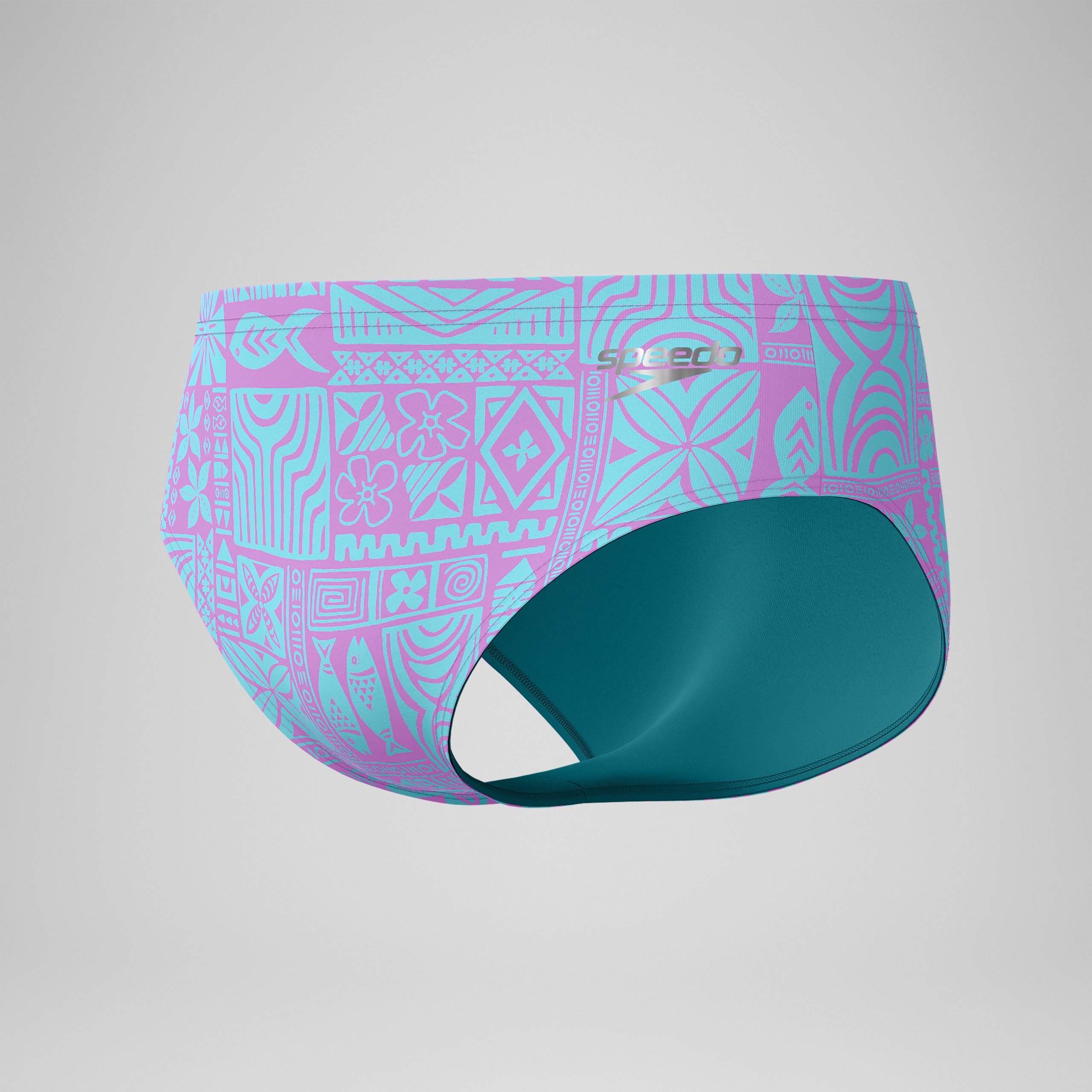 Men's Printed One Brief Purple - Image 7