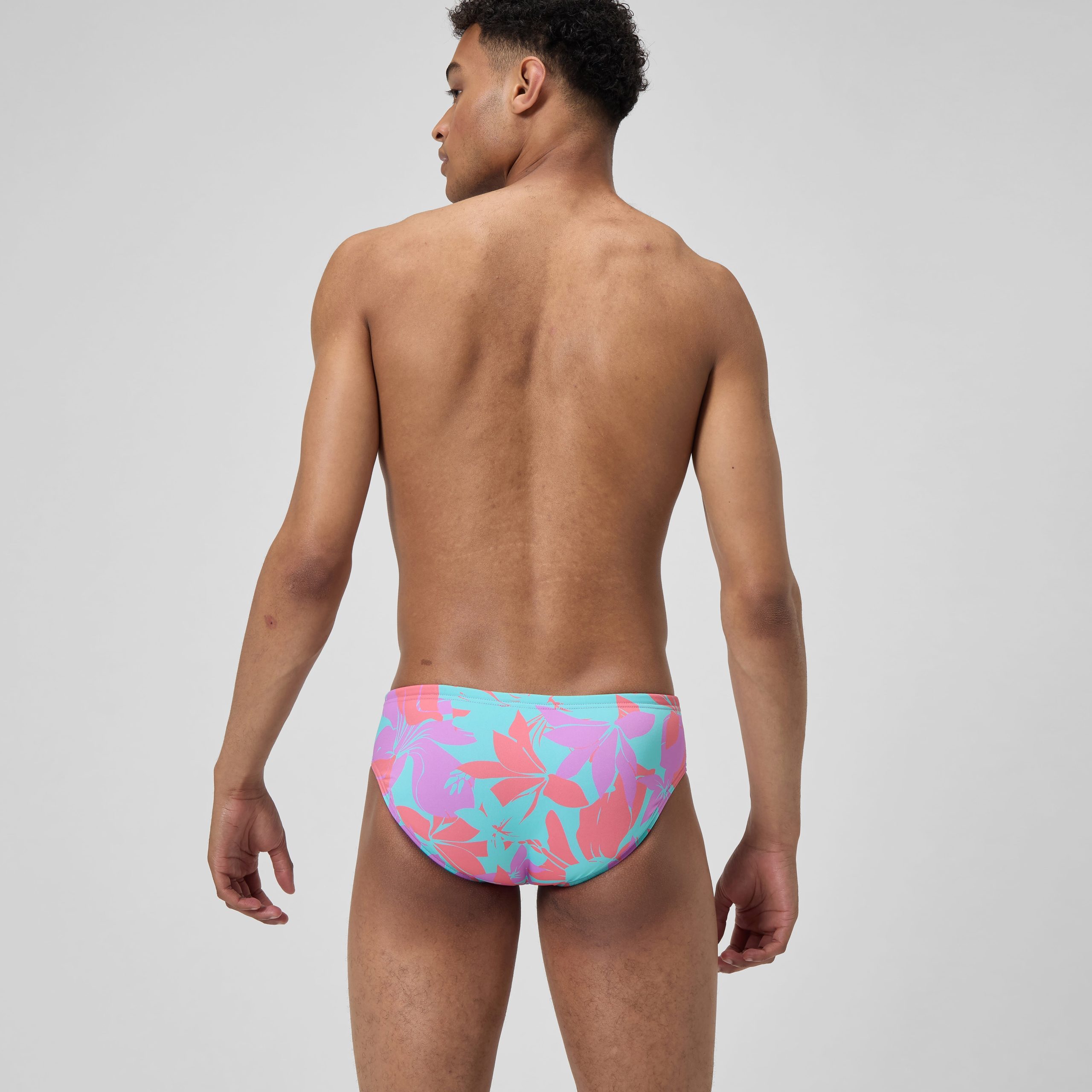 Men's Printed One Brief Purple - Image 4