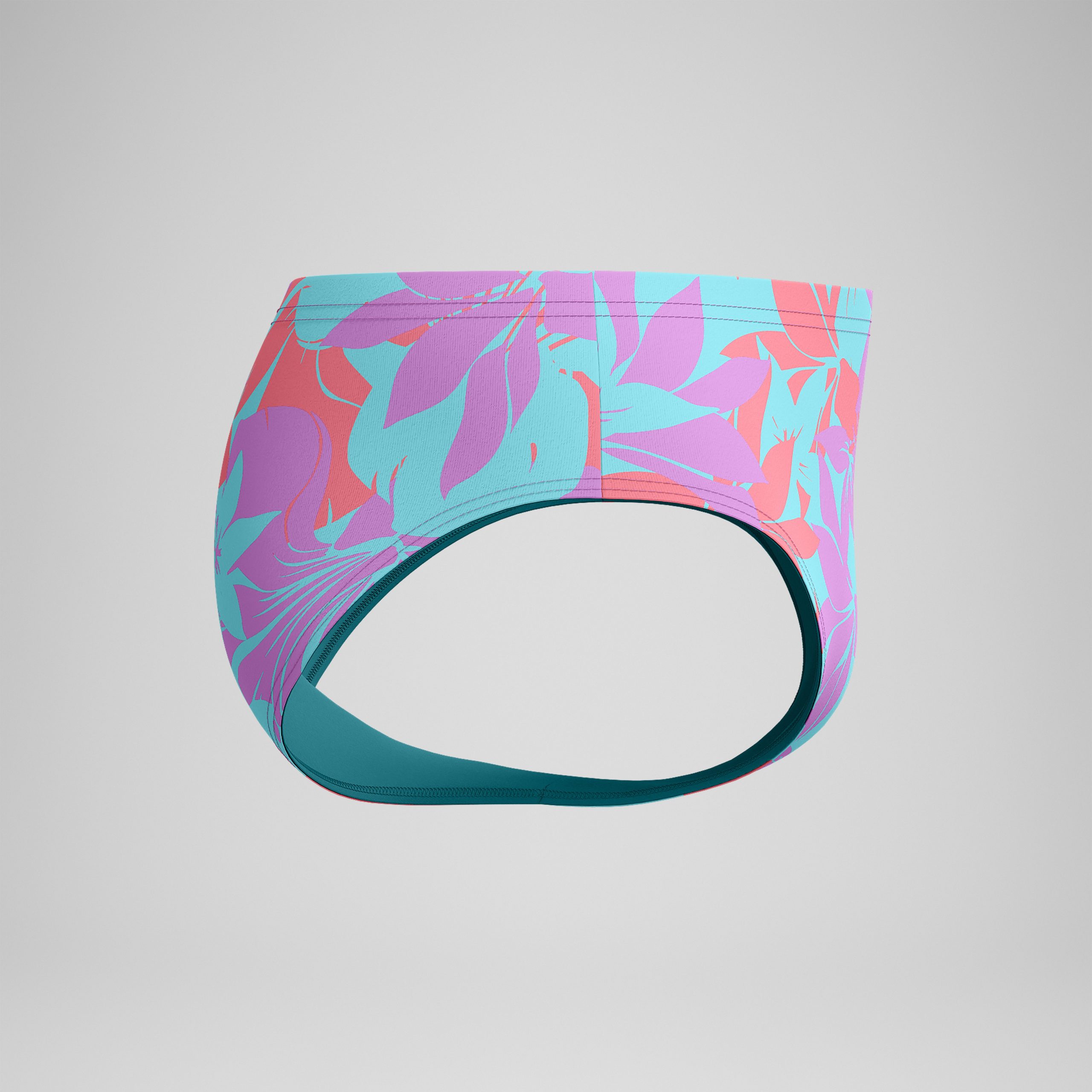 Men's Printed One Brief Purple - Image 6