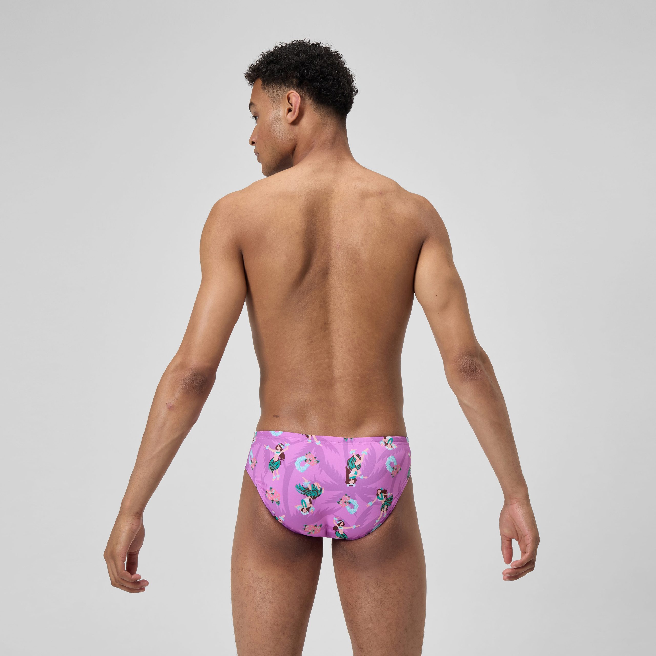 Men's Printed One Brief Pink - Image 4
