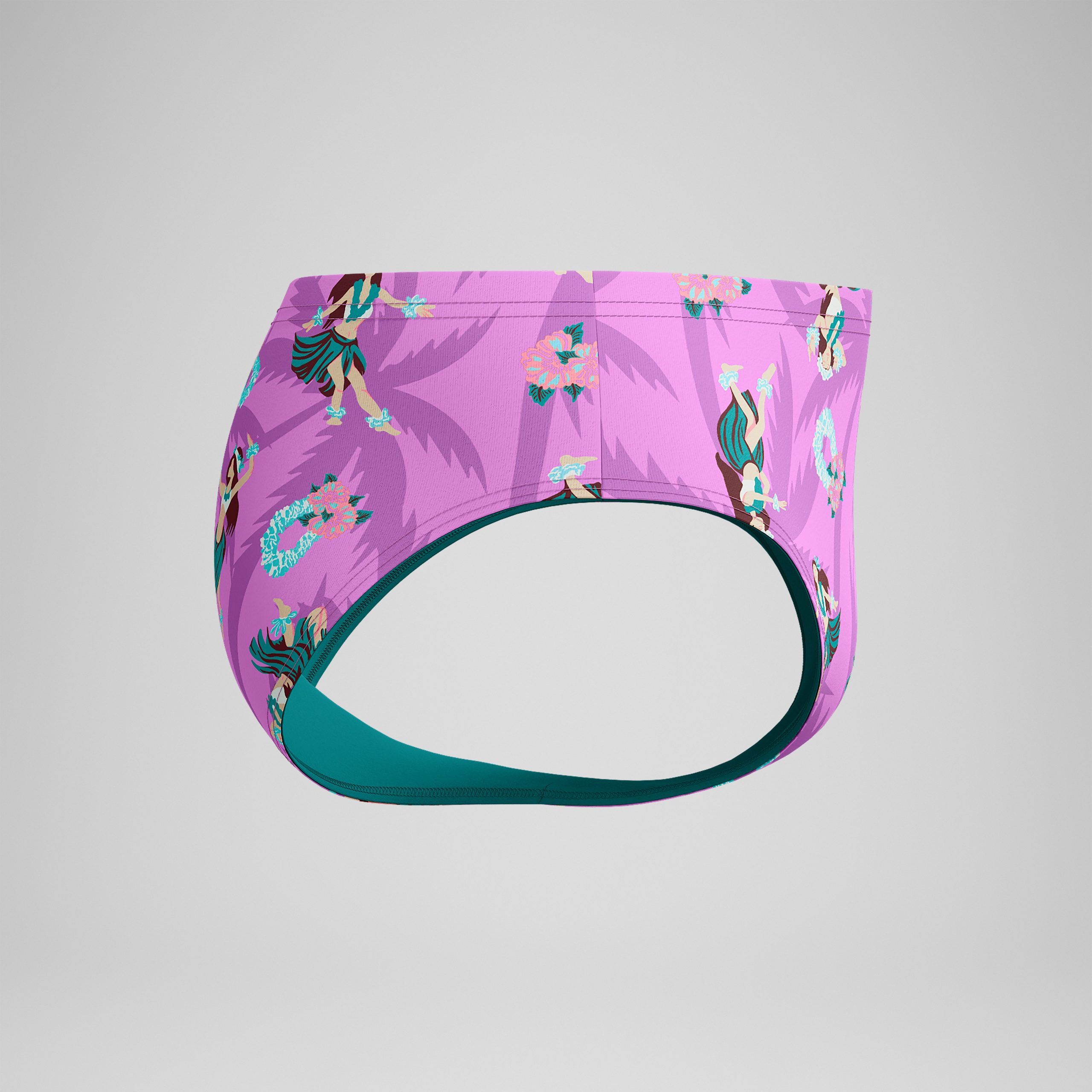 Men's Printed One Brief Pink - Image 6
