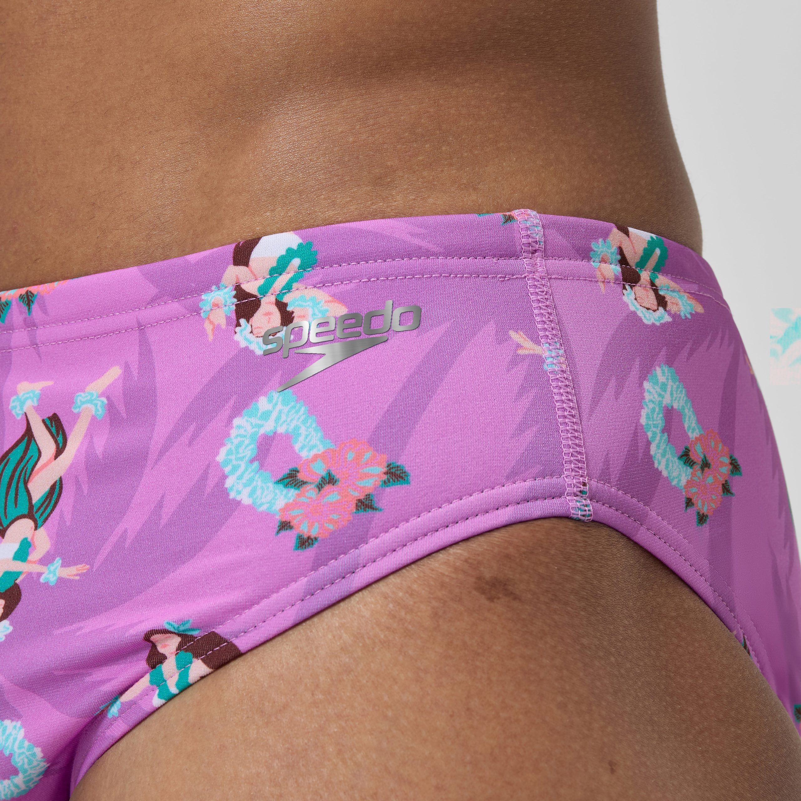 Men's Printed One Brief Pink - Image 9