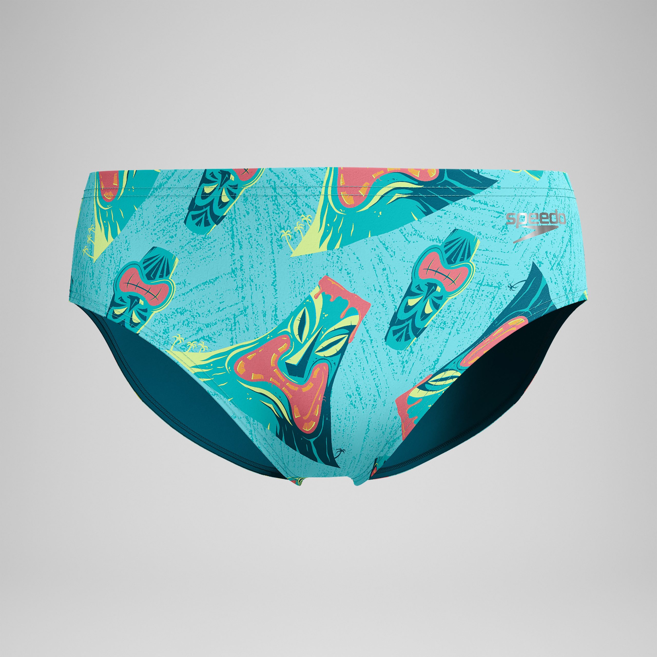 Men's Printed One Brief Green - Image 5