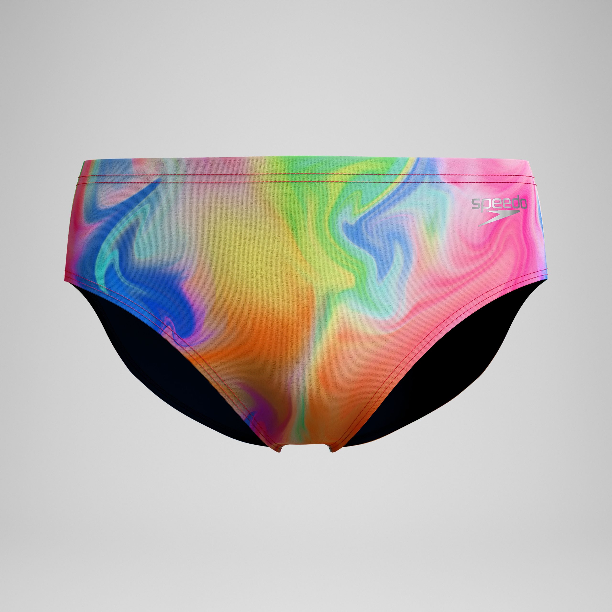 Men's Club Training Printed Brief Pink/Yellow - Image 5