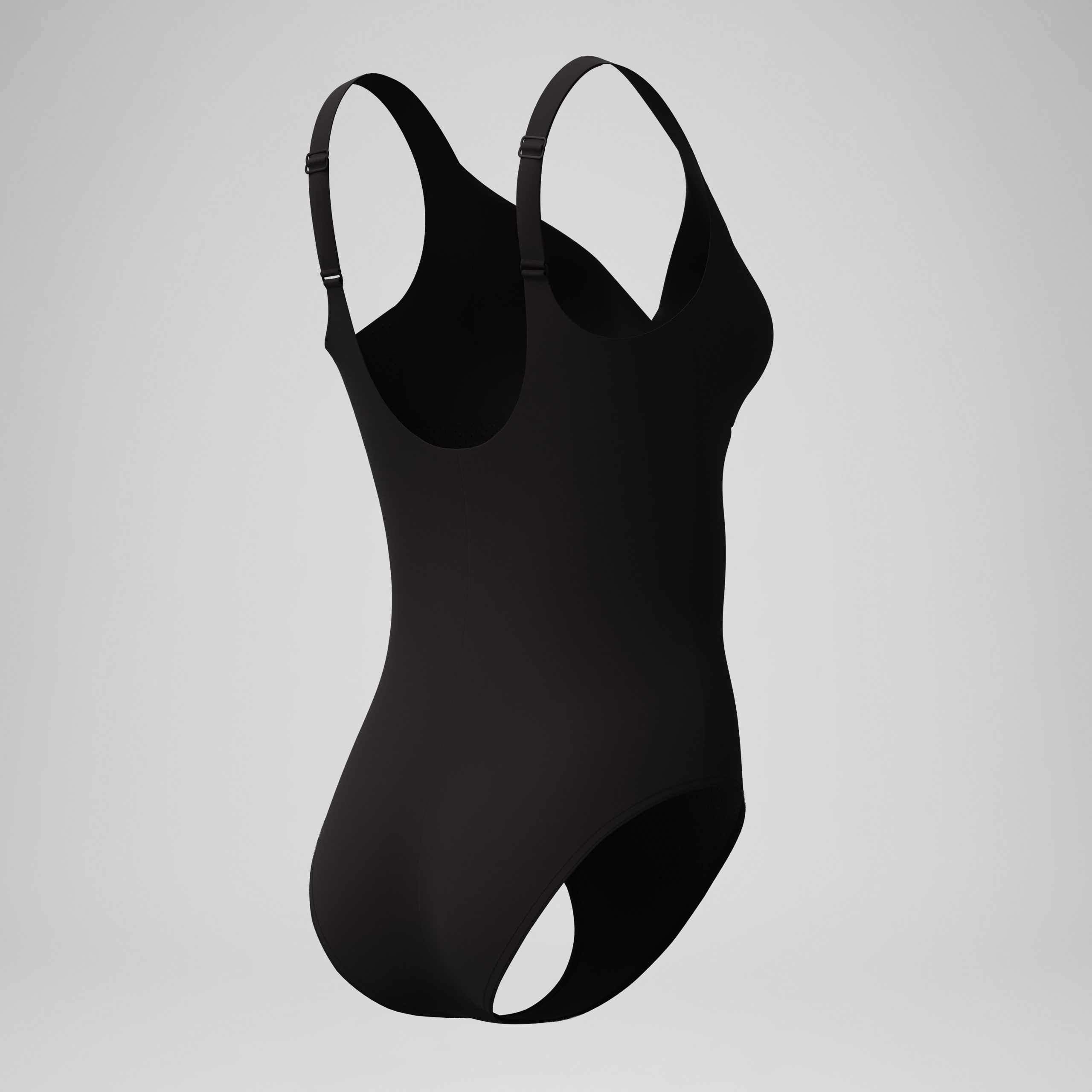 Women's Solid Cross Knot One Piece Black - Image 4