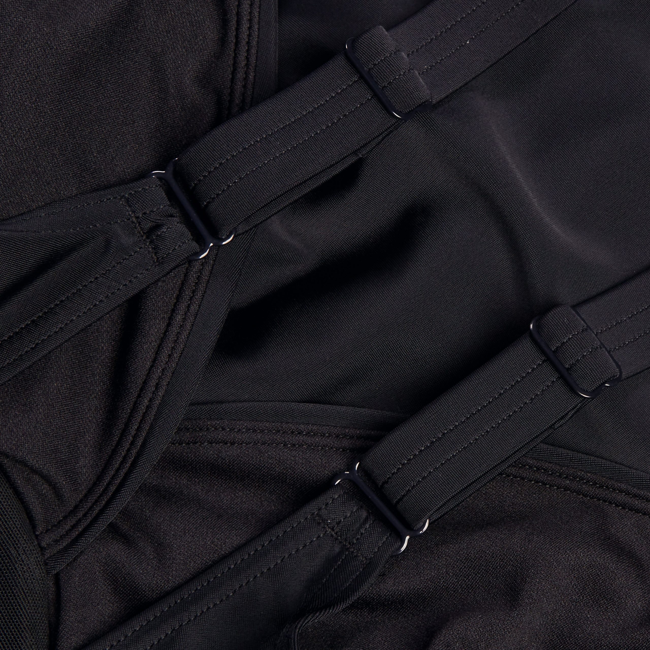 Women's Solid Cross Knot One Piece Black - Image 6