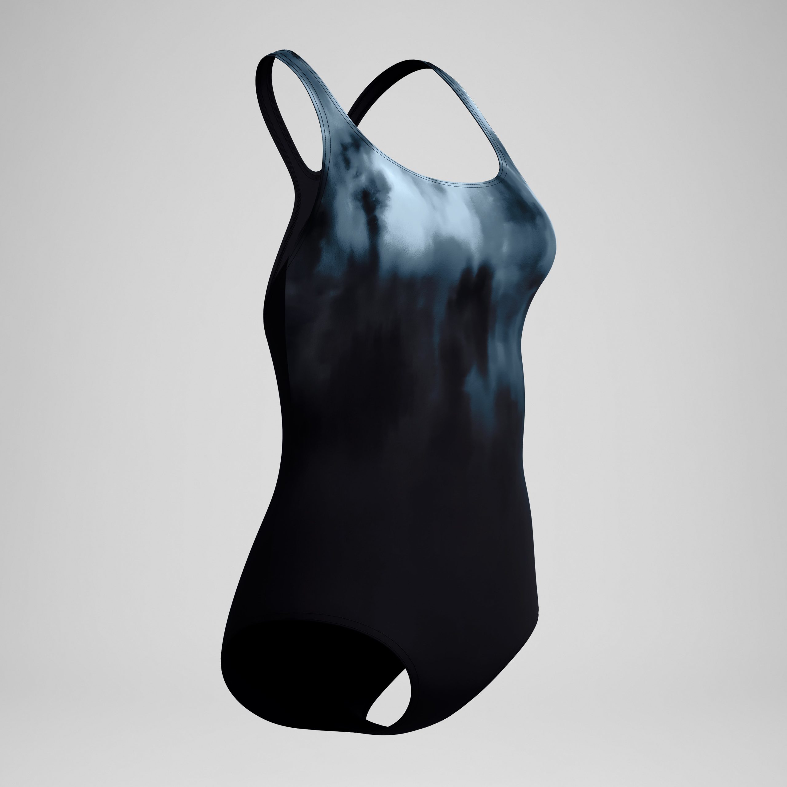 Women's Ombre Ultraback One Piece Grey/Black - Image 5