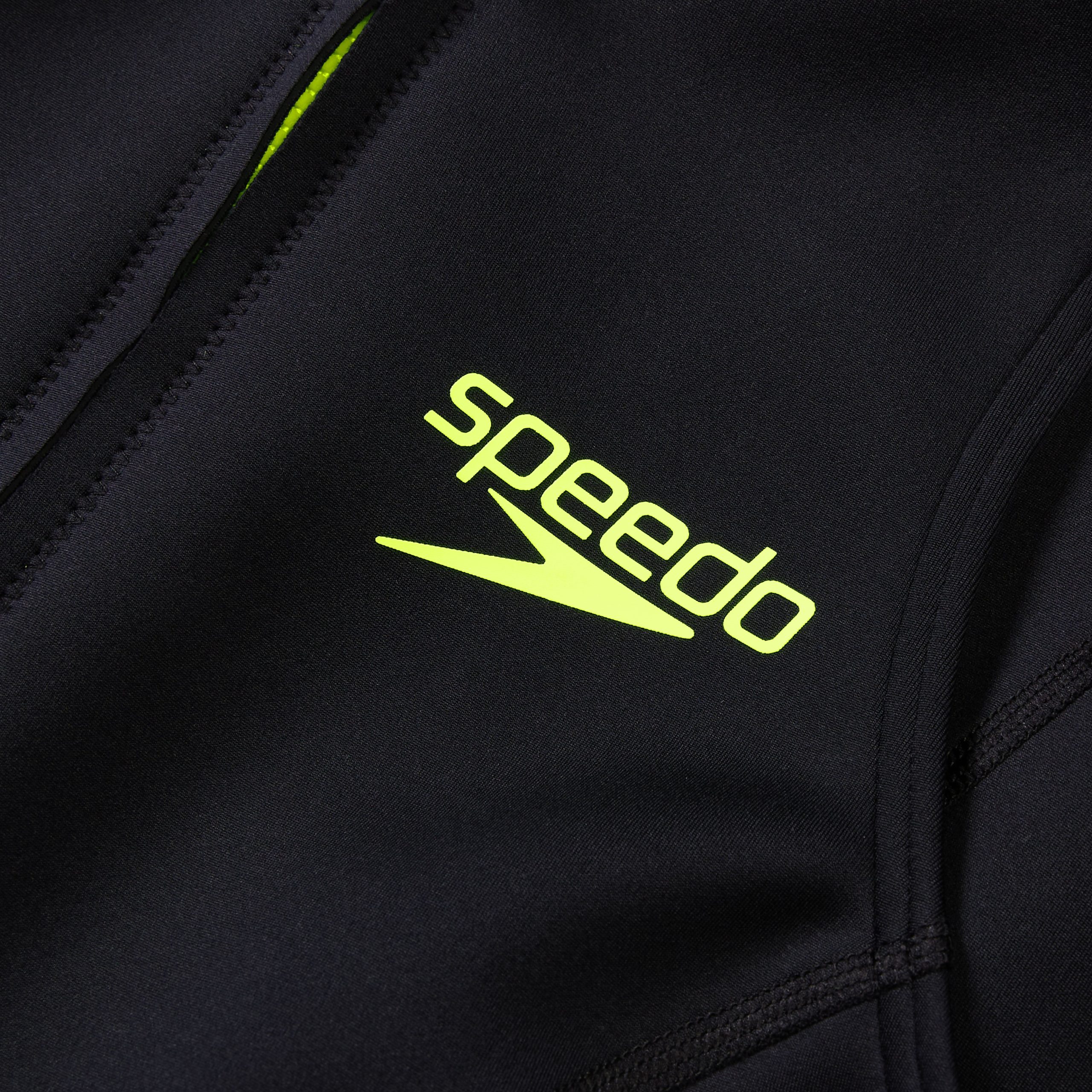 Women's Sleeveless Thermal One Piece Black/Green - Image 3