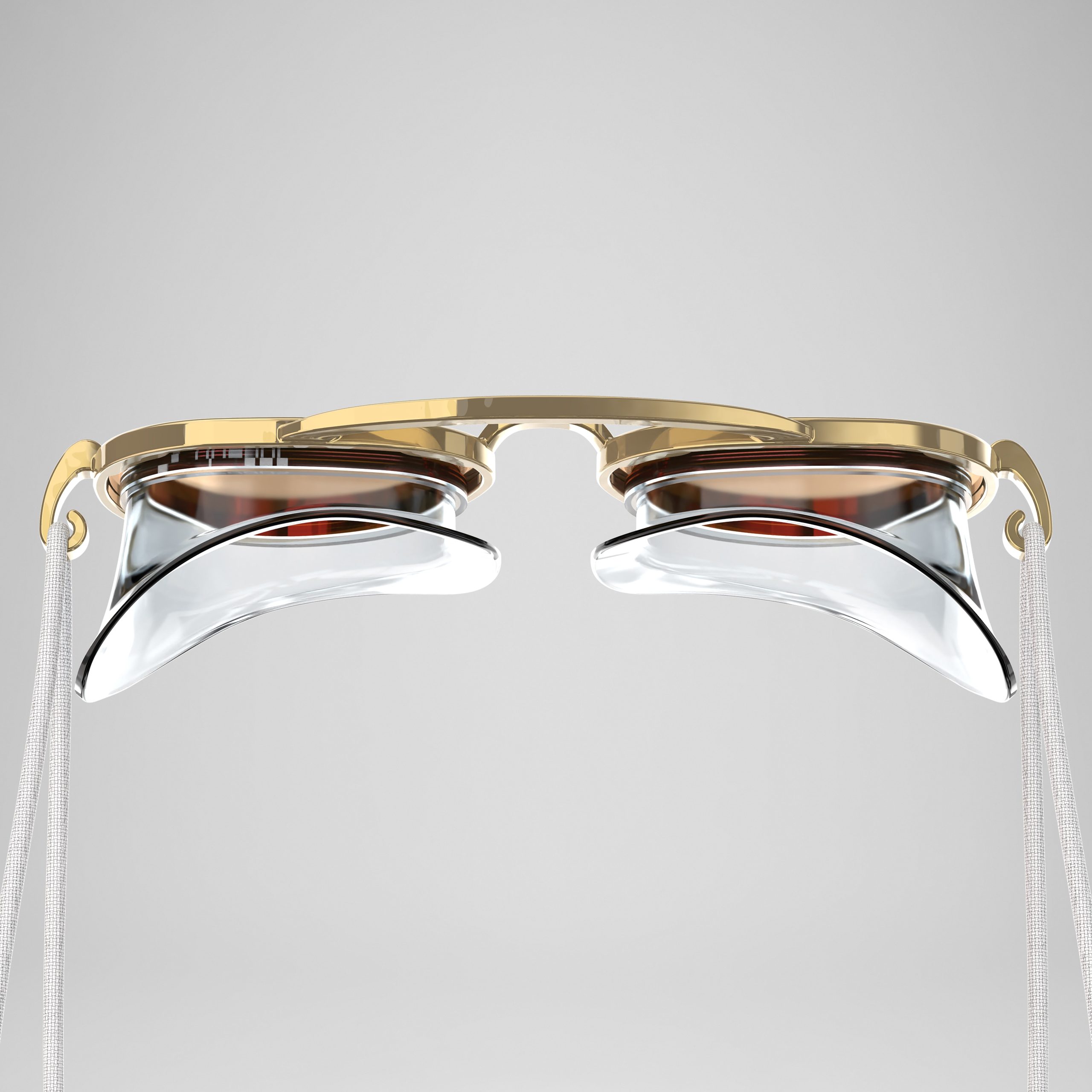 Adult Sunny G Mariner Mirror Goggles Red/Gold - Image 4