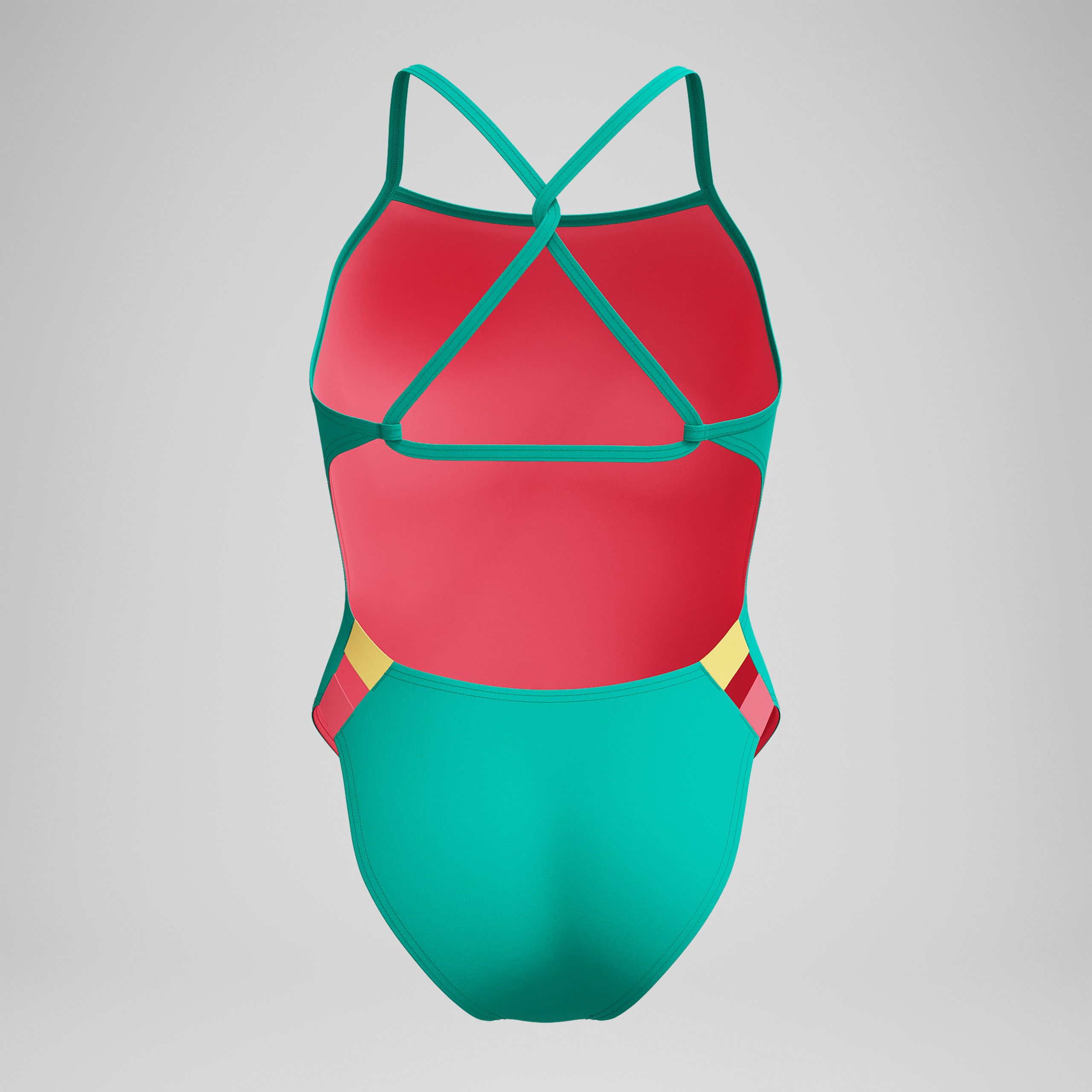 Women's Solid Twist Back One Piece Green - Image 7