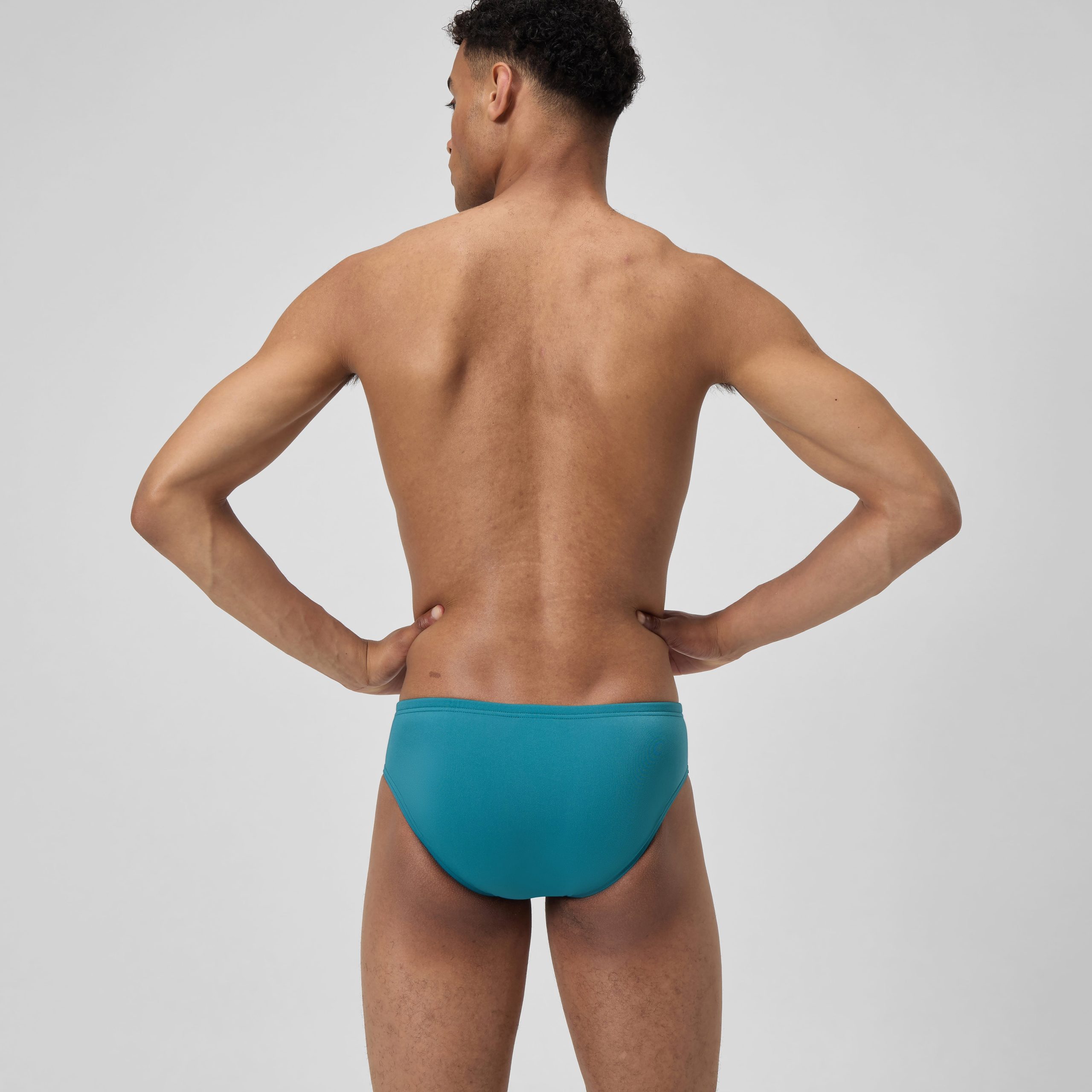 Men's Solid One Brief Blue - Image 4