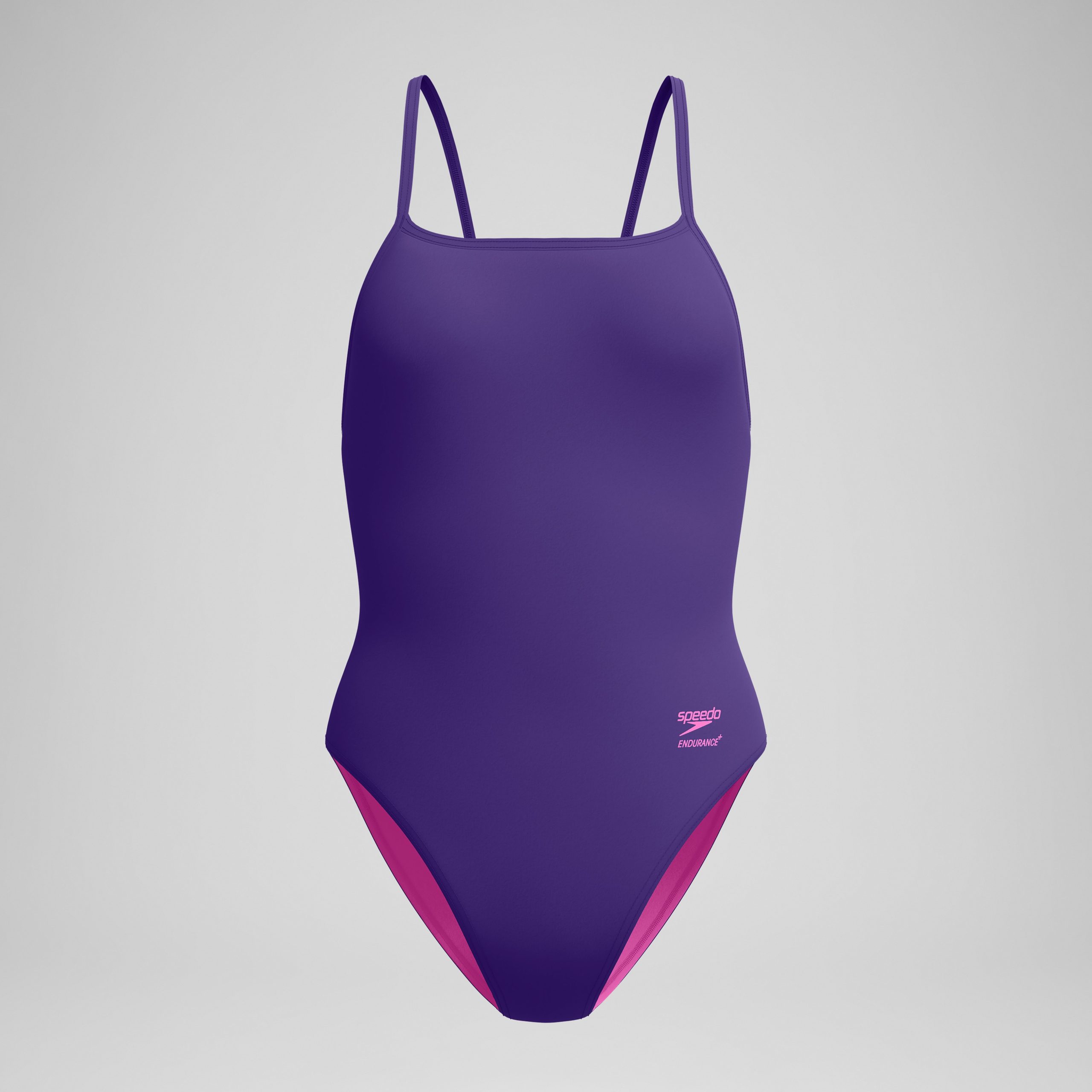 Women's Club Training Web Back One Piece Purple - Image 4