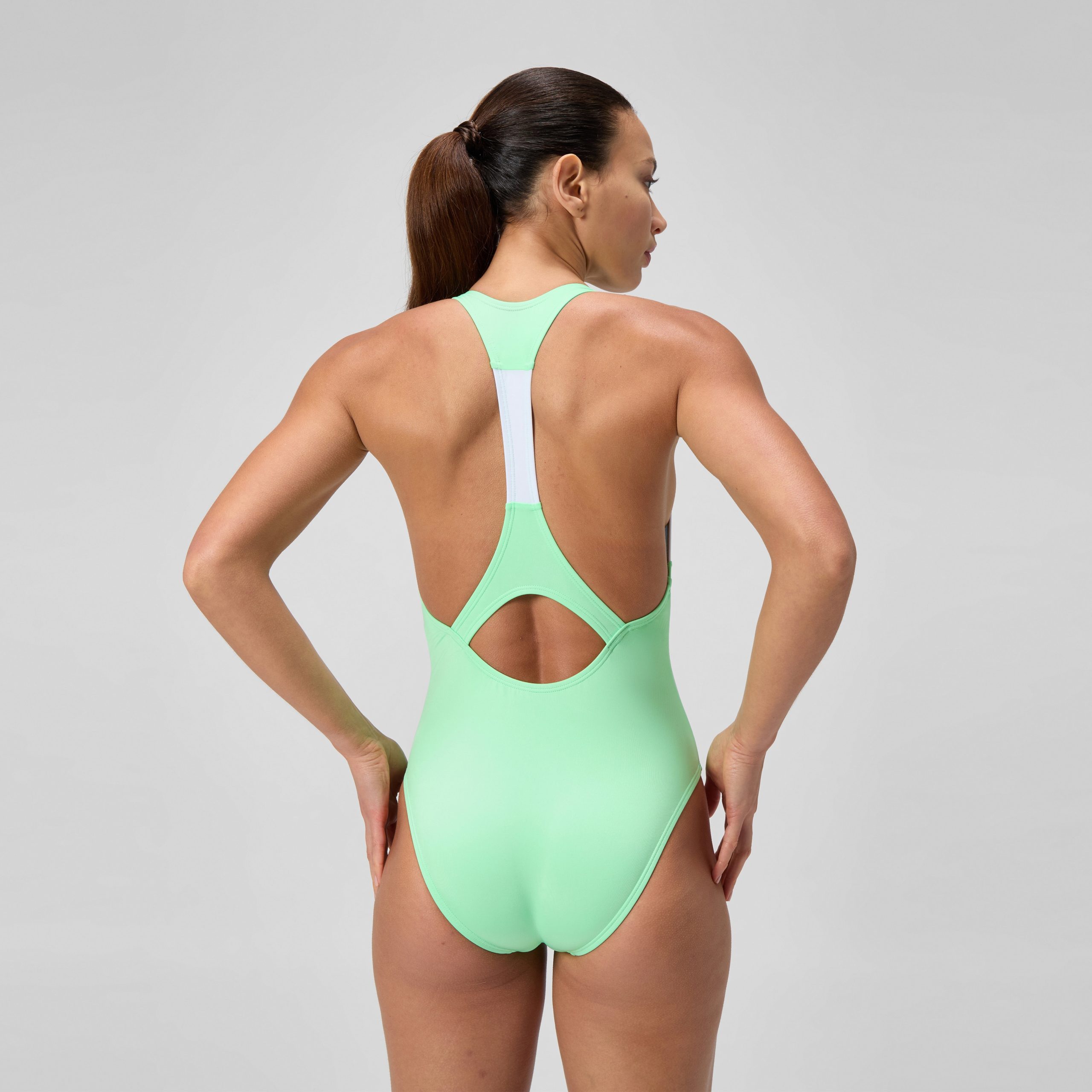 Women's Jetstream Racerback One Piece Green - Image 4