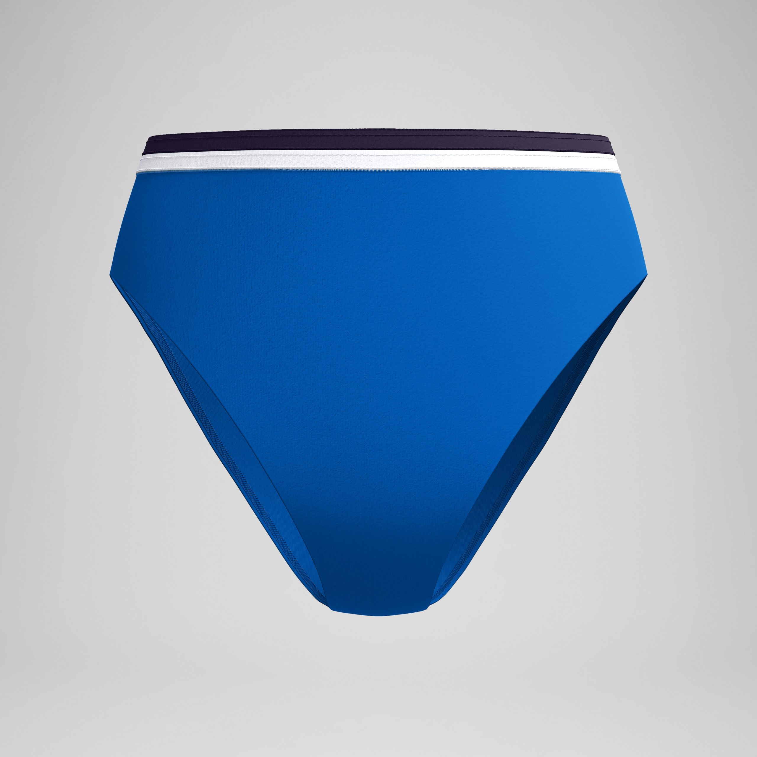 Women's Jetstream Bikini Bottom Blue/White - Image 4