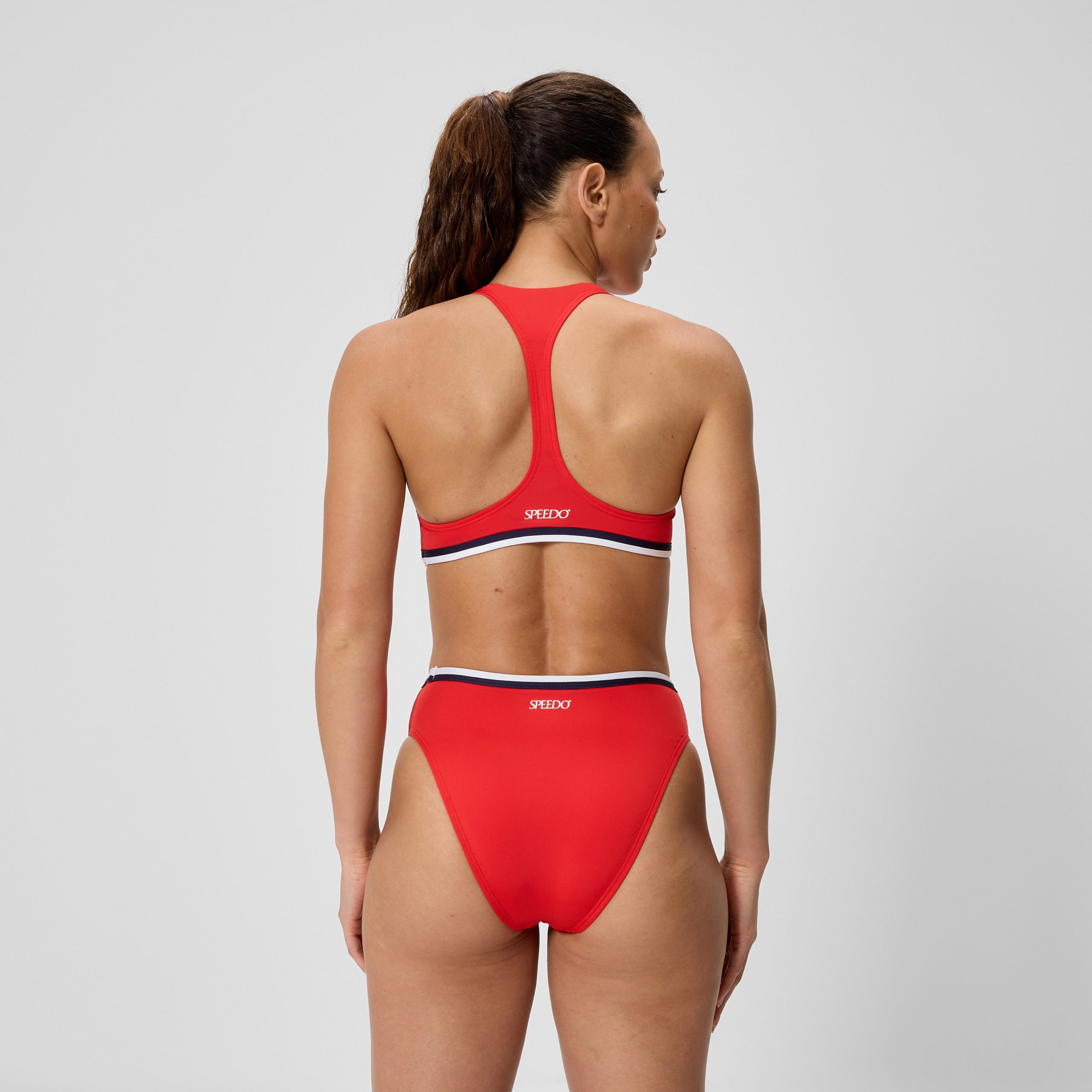 Women's Jetstream Bikini Bottom Red/White - Image 3