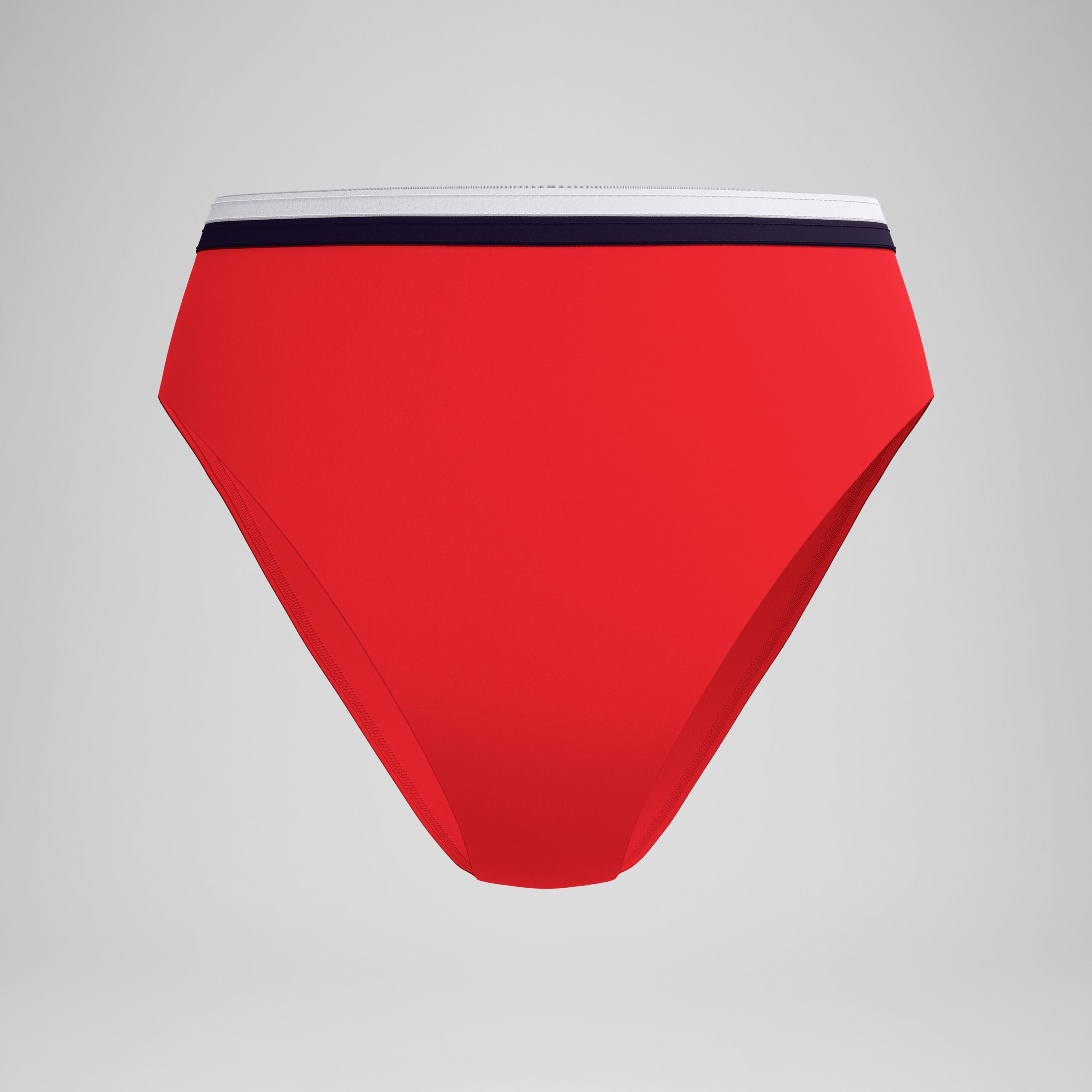 Women's Jetstream Bikini Bottom Red/White - Image 4