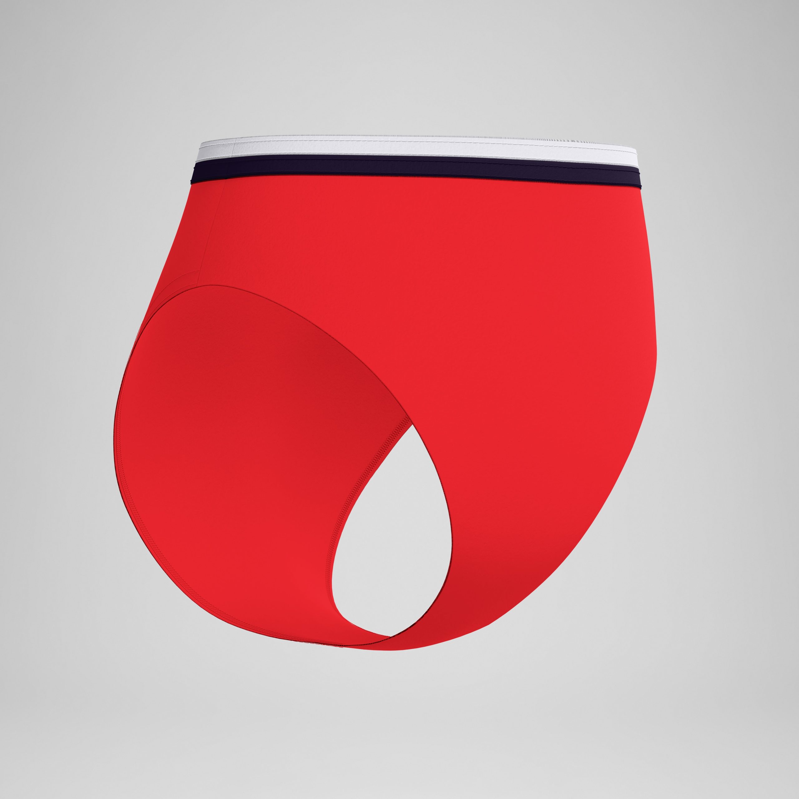 Women's Jetstream Bikini Bottom Red/White - Image 5