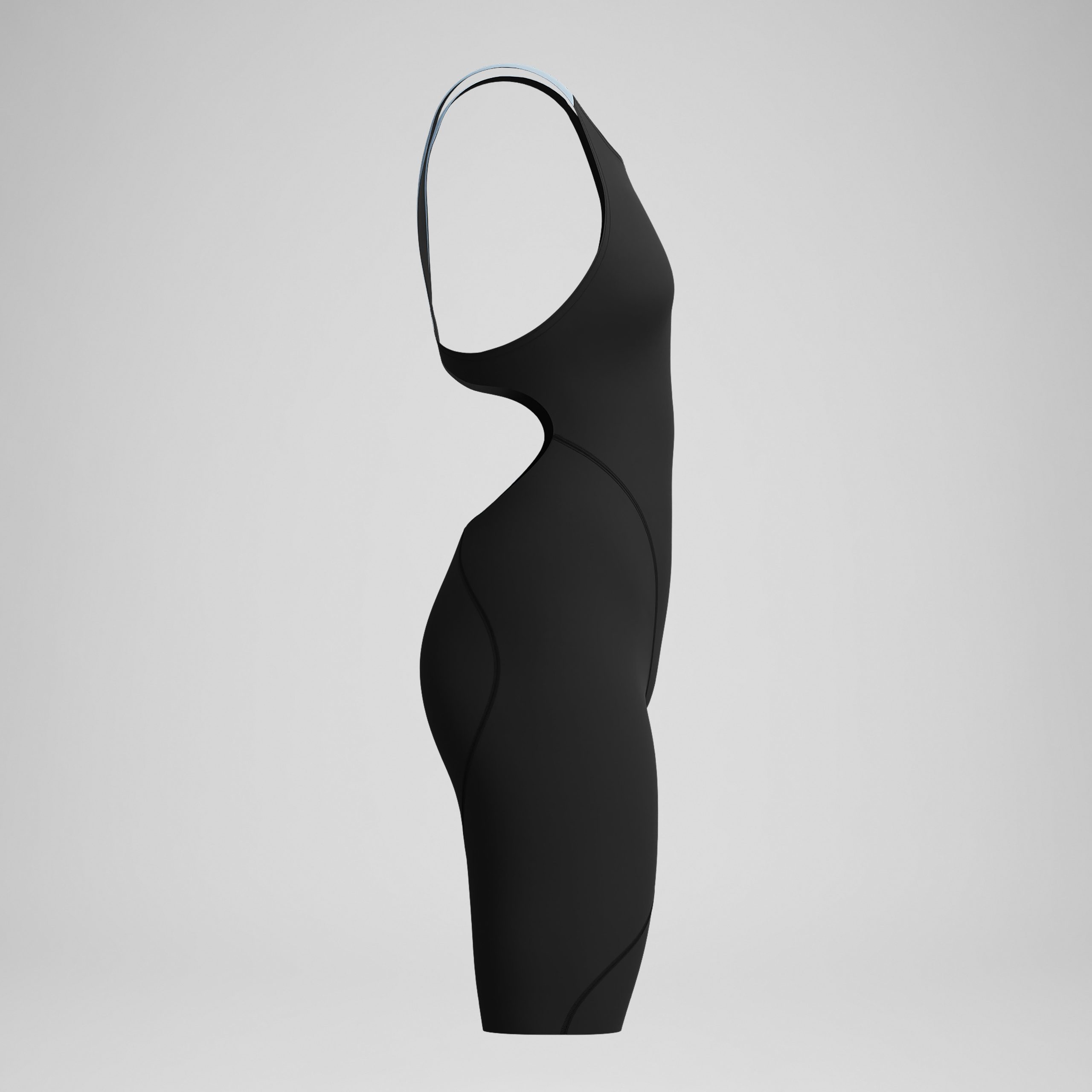 Women's Fastskin LZR Pro 2.0 Kneeskin Black/Grey - Image 6
